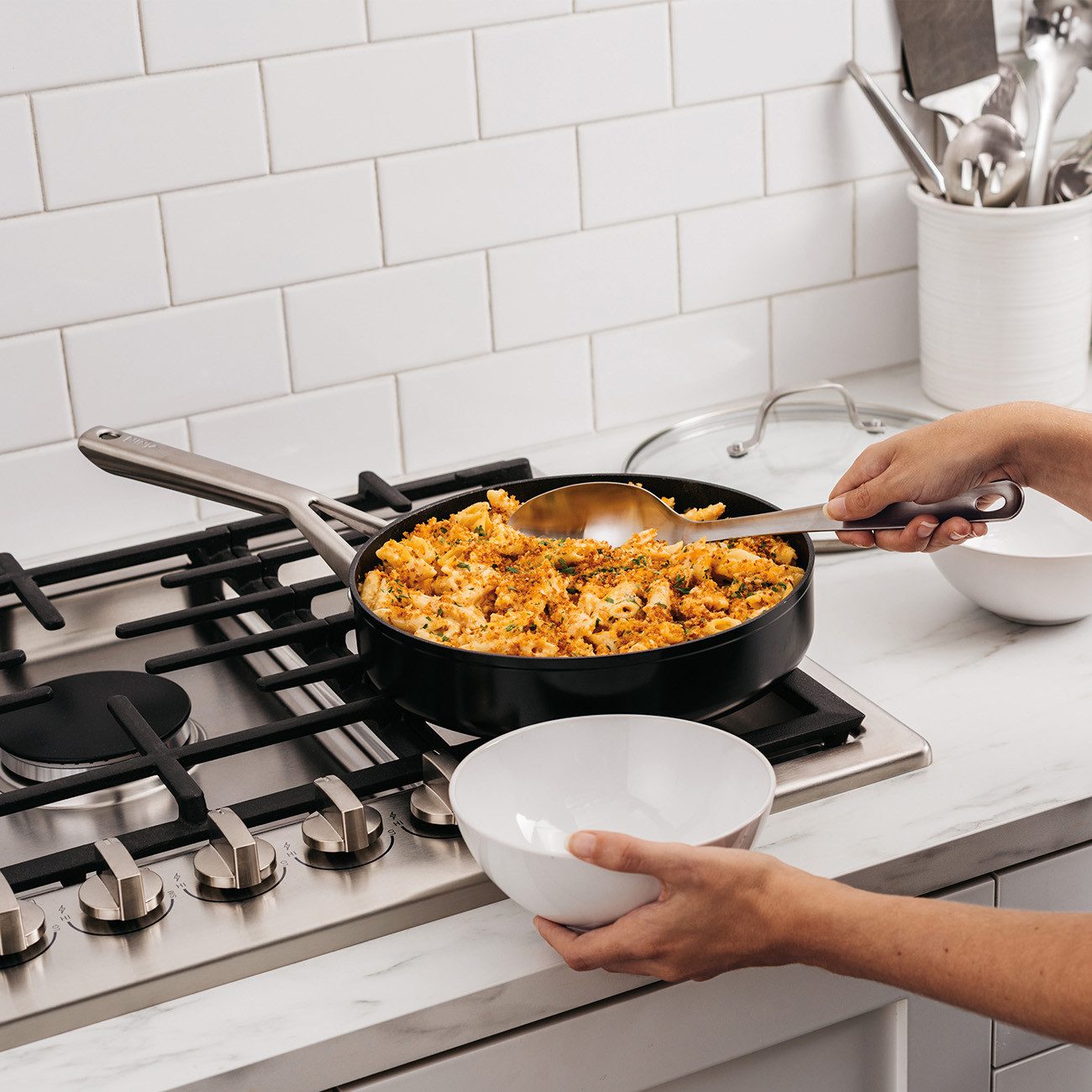NINJA Bratpfanne ZEROSTICK Essentials Pfanne mit Deckel (26 cm)
