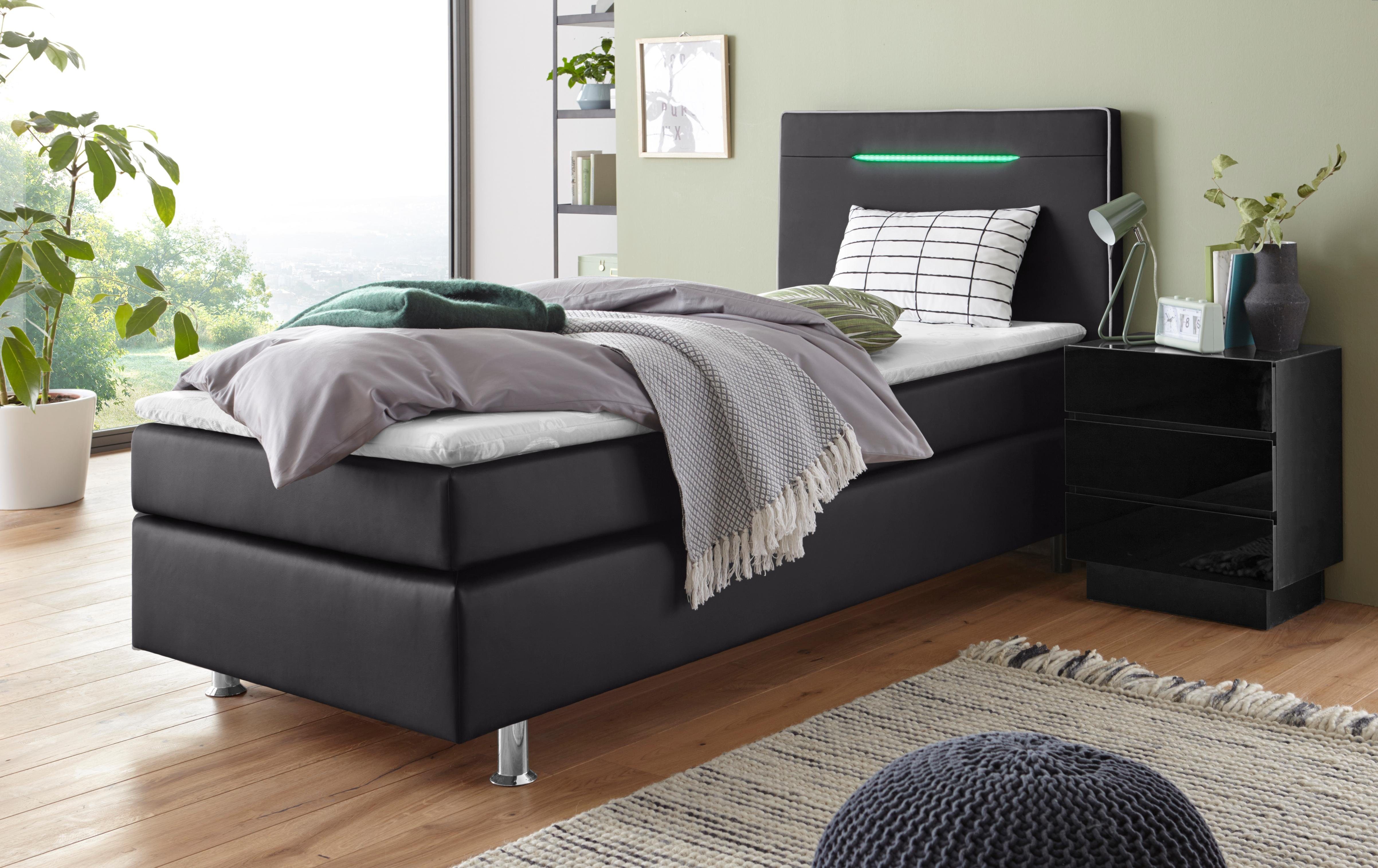 COLLECTION AB Boxspringbett London, inklusive Topper günstig online kaufen