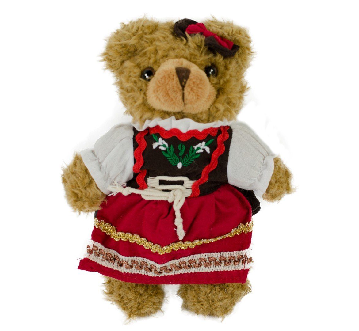 Teddys Rothenburg Kuscheltier Trachten-Teddybär 22 cm sie mit Dirndl