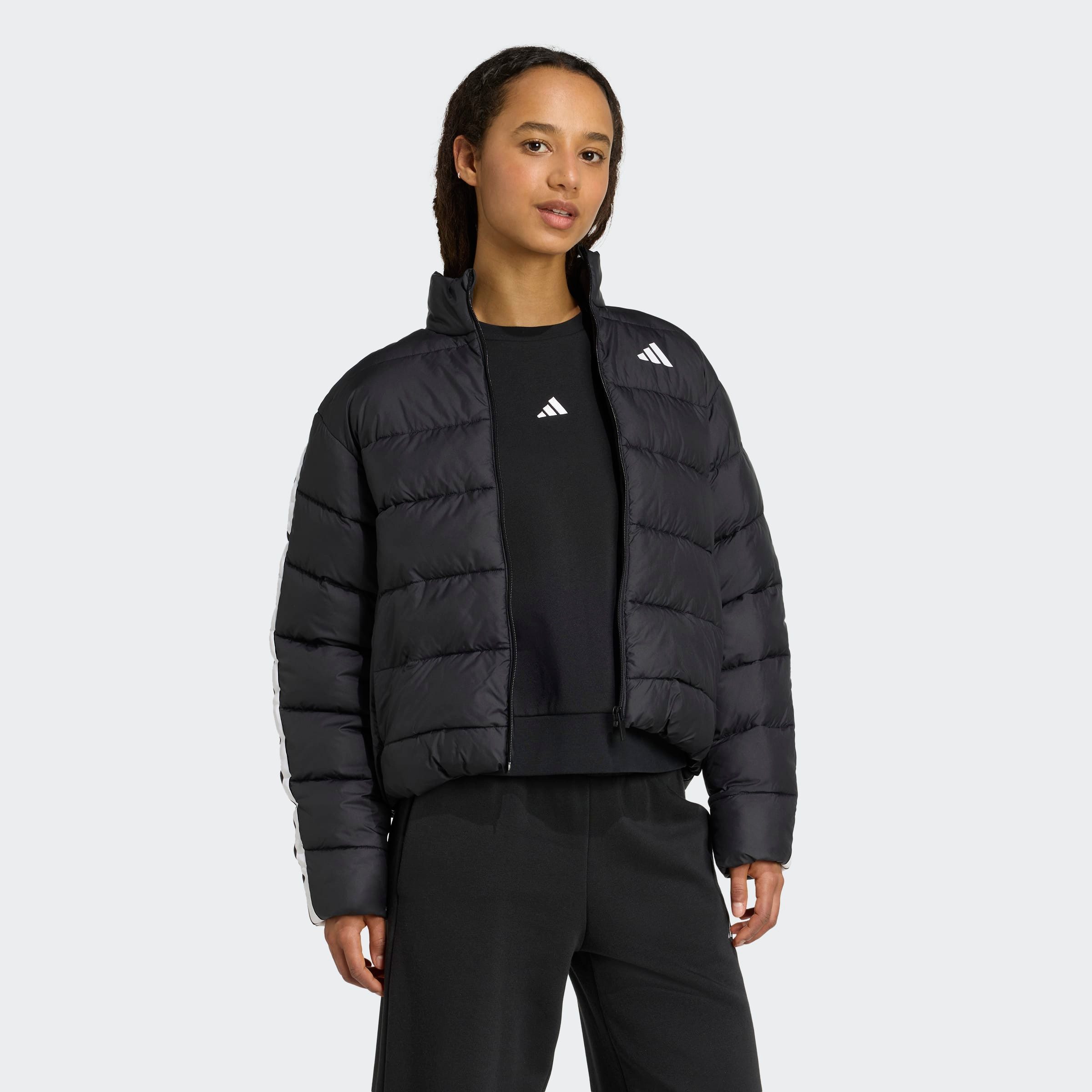 adidas Sportswear Steppjacke ESSENTIALS CLIMAWARM 3-STREIFEN N