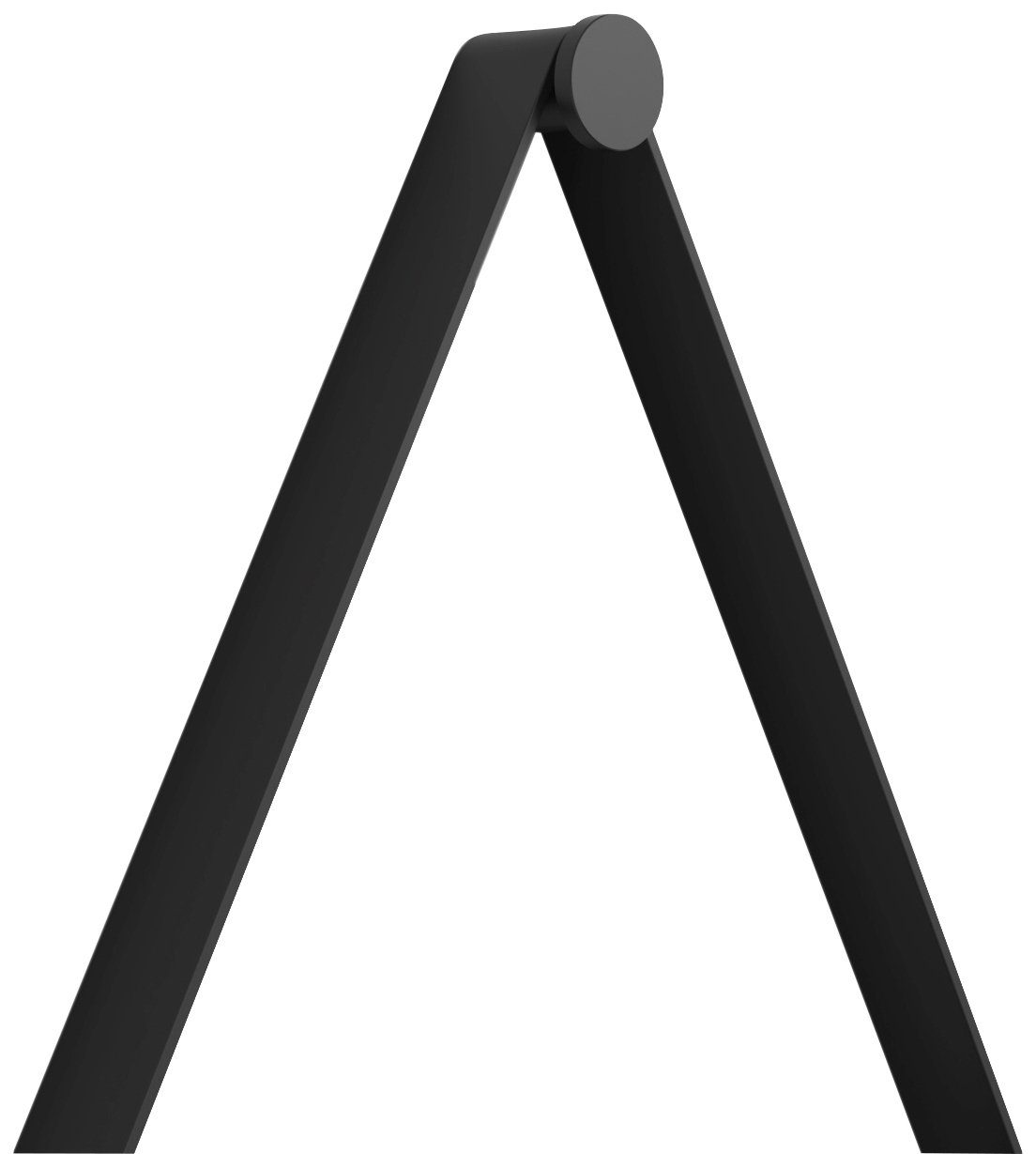 Talos Badspiegel Black Style, mattschwarz Durchmesser: lackiert cm, 50