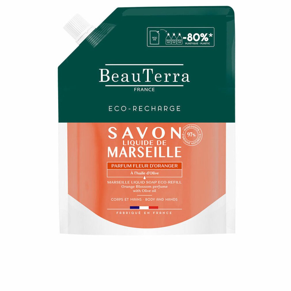 Beauterra Körperpflegemittel MARSEILLE Orangenblütenseife, Nachfüllpackung