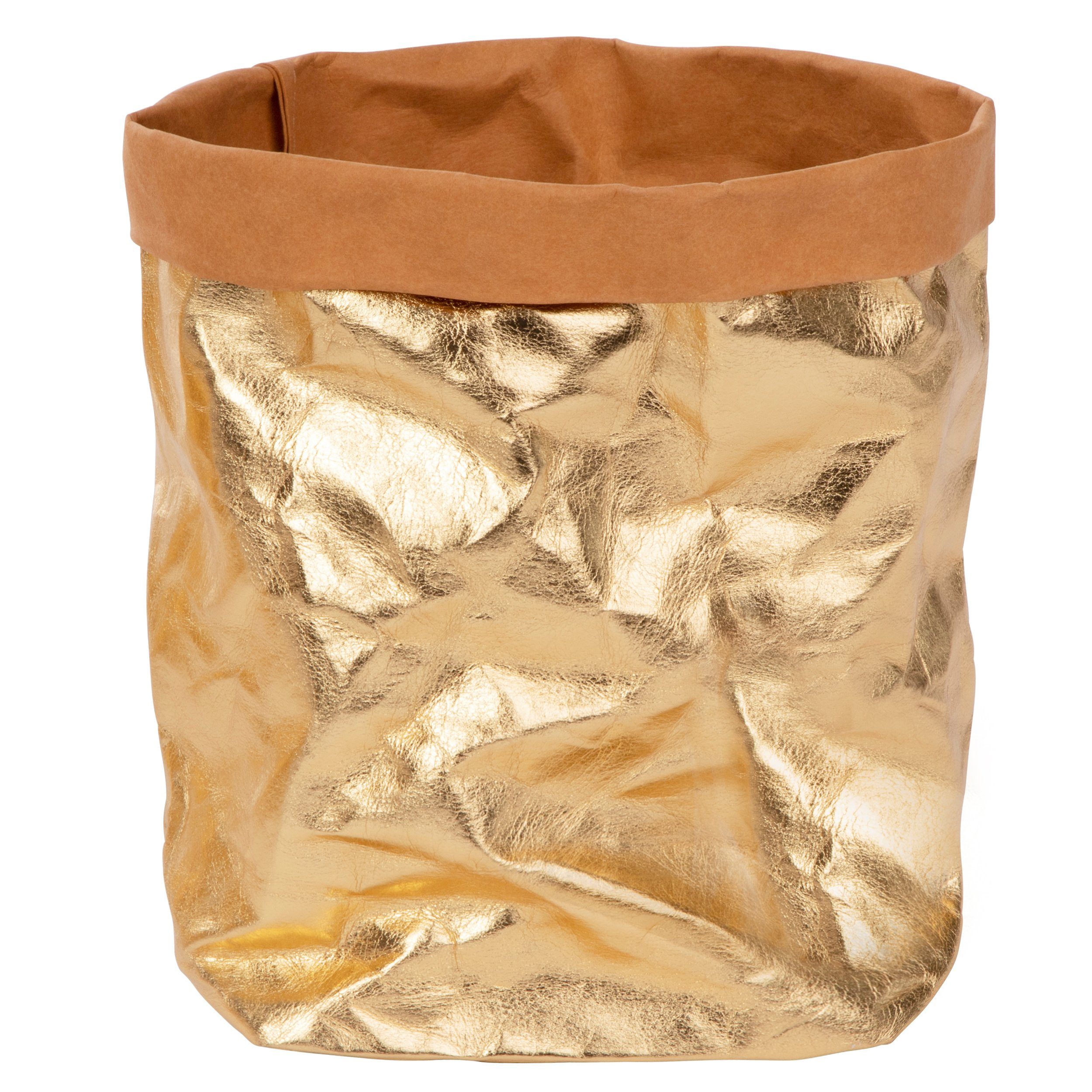 ONVAYA Aufbewahrungskorb Gold, Krempelbox, Dekobox, Geschenkbox günstig online kaufen