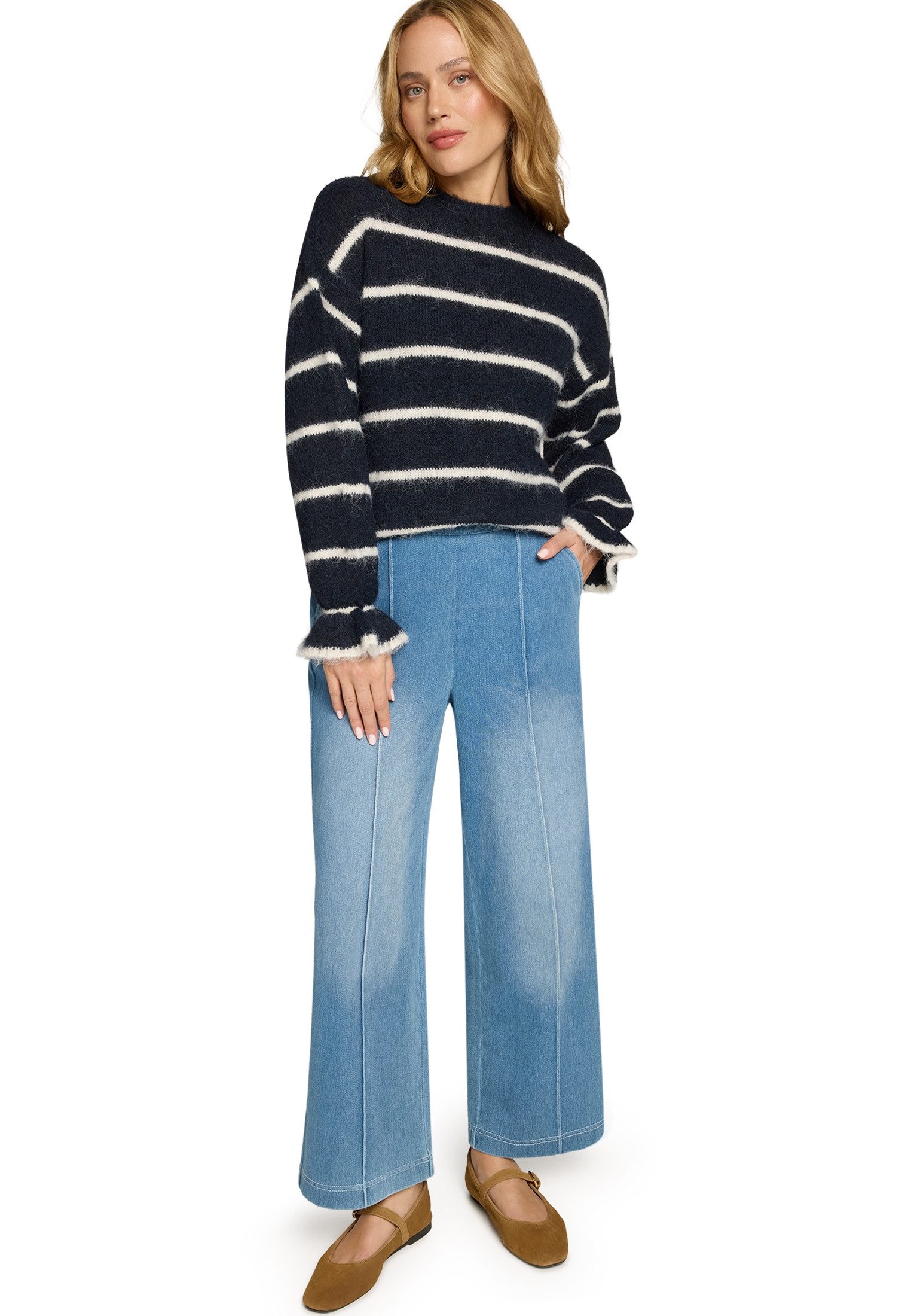 Zero Röhrenhose Damen elastischer Bund 26 Inch weiteres Detail