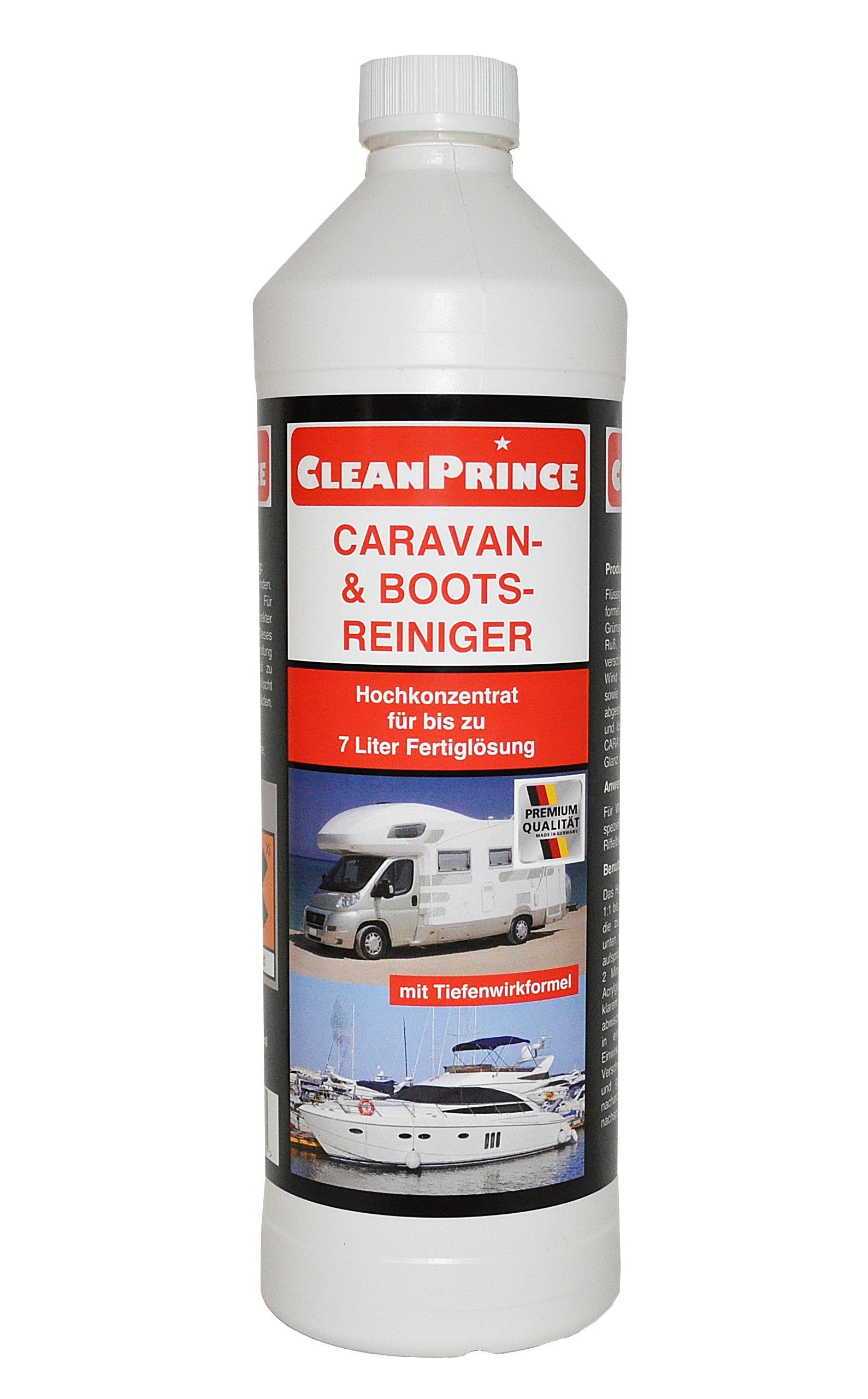 Allzweckreiniger und Caravan Reinigungsmittel Konzentrat Boot CleanPrince