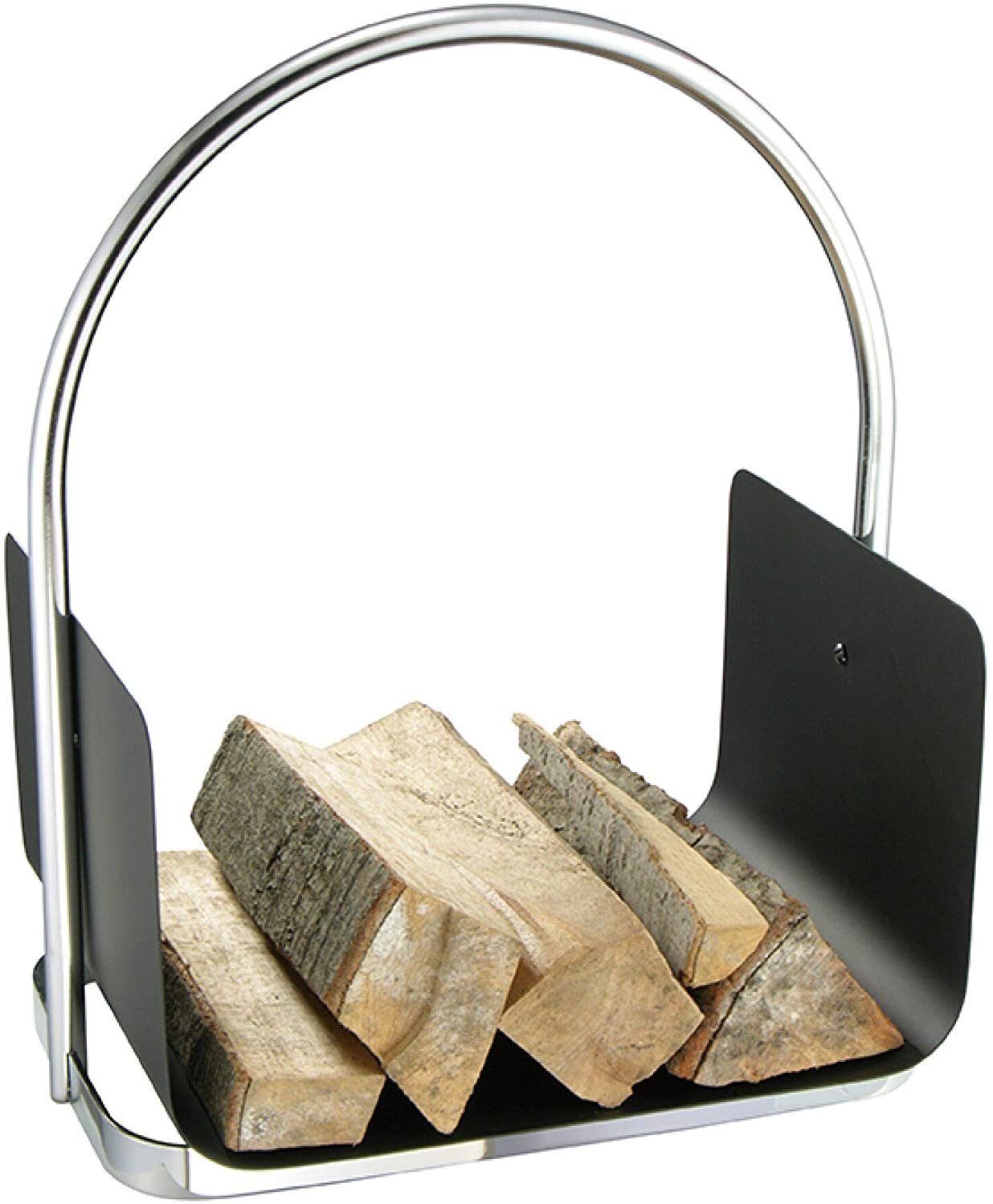 Spetebo Kaminholzkorb Metall Tragekorb für Kaminholz - 47 x 40 cm (Stück, 1 günstig online kaufen