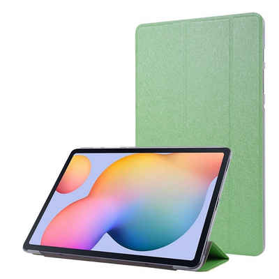 König Design Tablet-Hülle Samsung Galaxy Tab S7, Schutzhülle für Samsung Galaxy Tab S7 Tablethülle Schutztasche Cover Standfunktion Grün