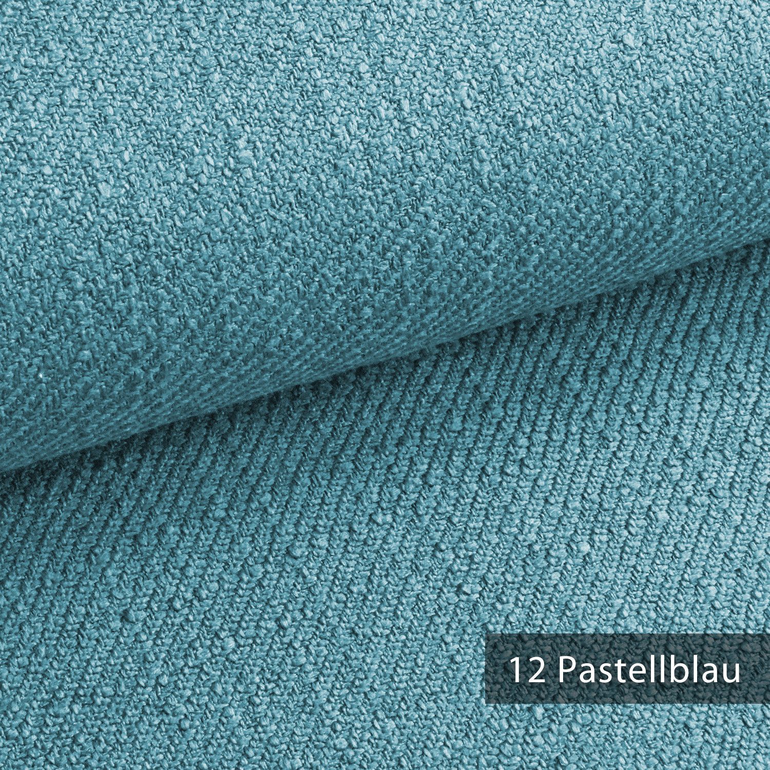 novely® Stoff exquisit DECORETTO - Polsterstoff im Naturfaser Look, Schwer Entzündbar, Wasserabweisend, Robust, Meterware, 1lfm