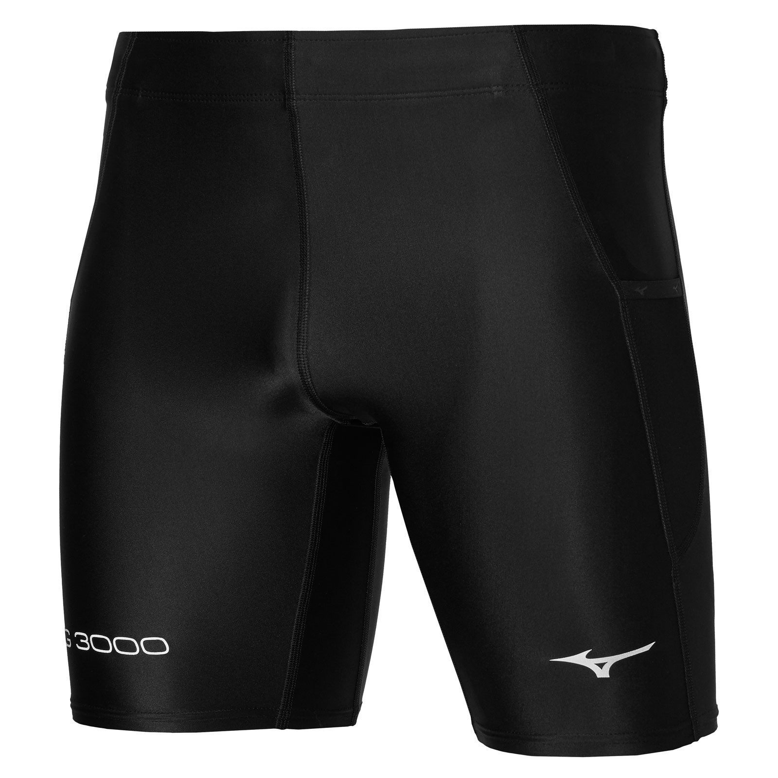 Mizuno Lauftights BG3000 Mid Tight Men J2GB1141-09 Running-Shorts mit Kompressionseffekt