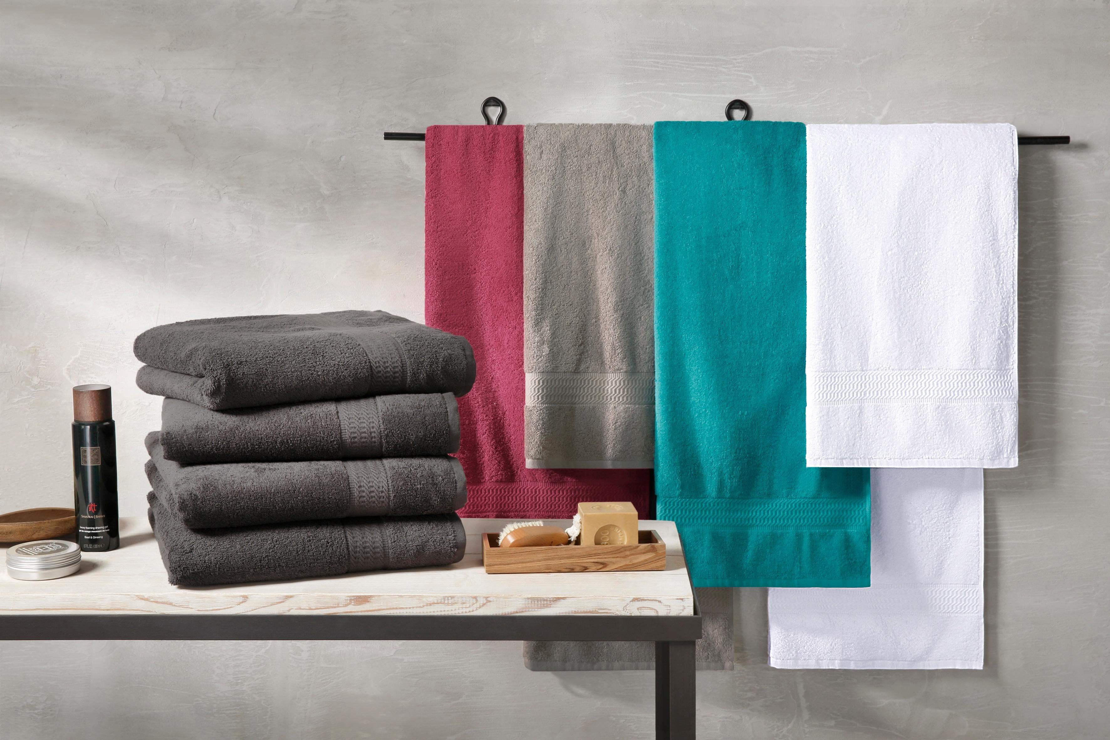 my home Duschtücher Juna, als Set günstig online kaufen