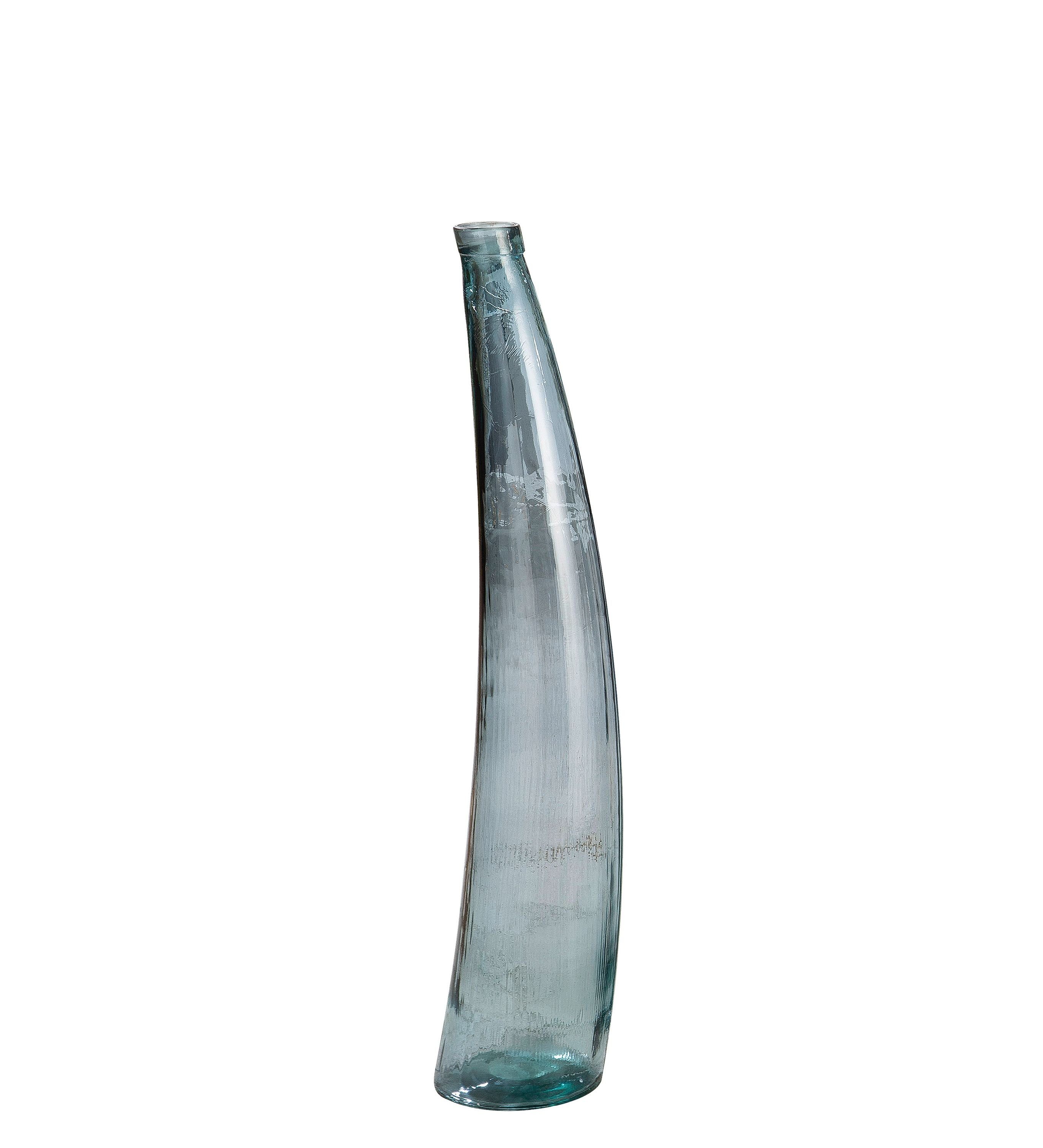 GILDE Dekovase GILDE Vase Corno - blau - H. 100cm x D. 20cm