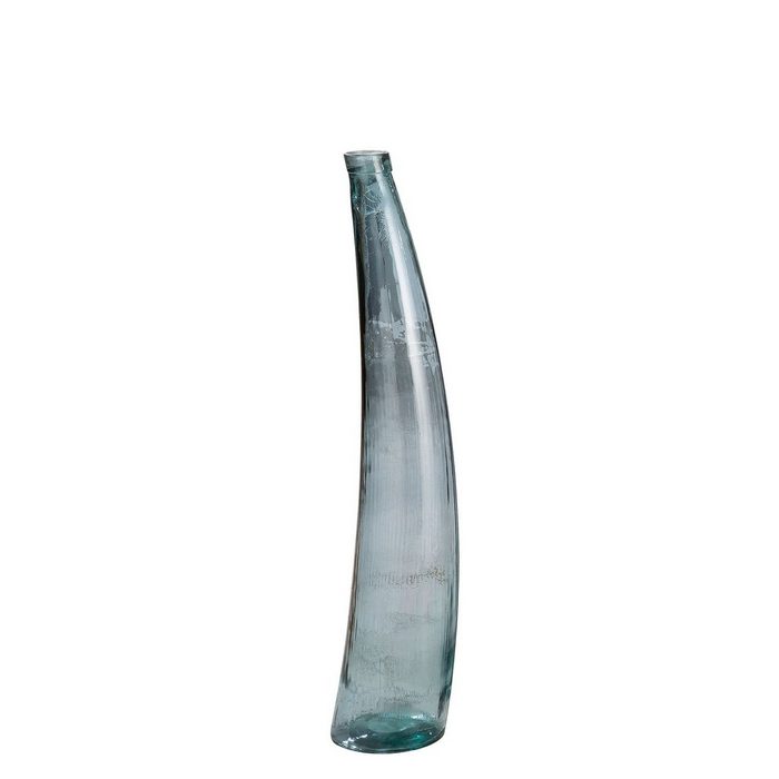 GILDE Dekovase GILDE Vase Corno - blau - H. 100cm x D. 20cm