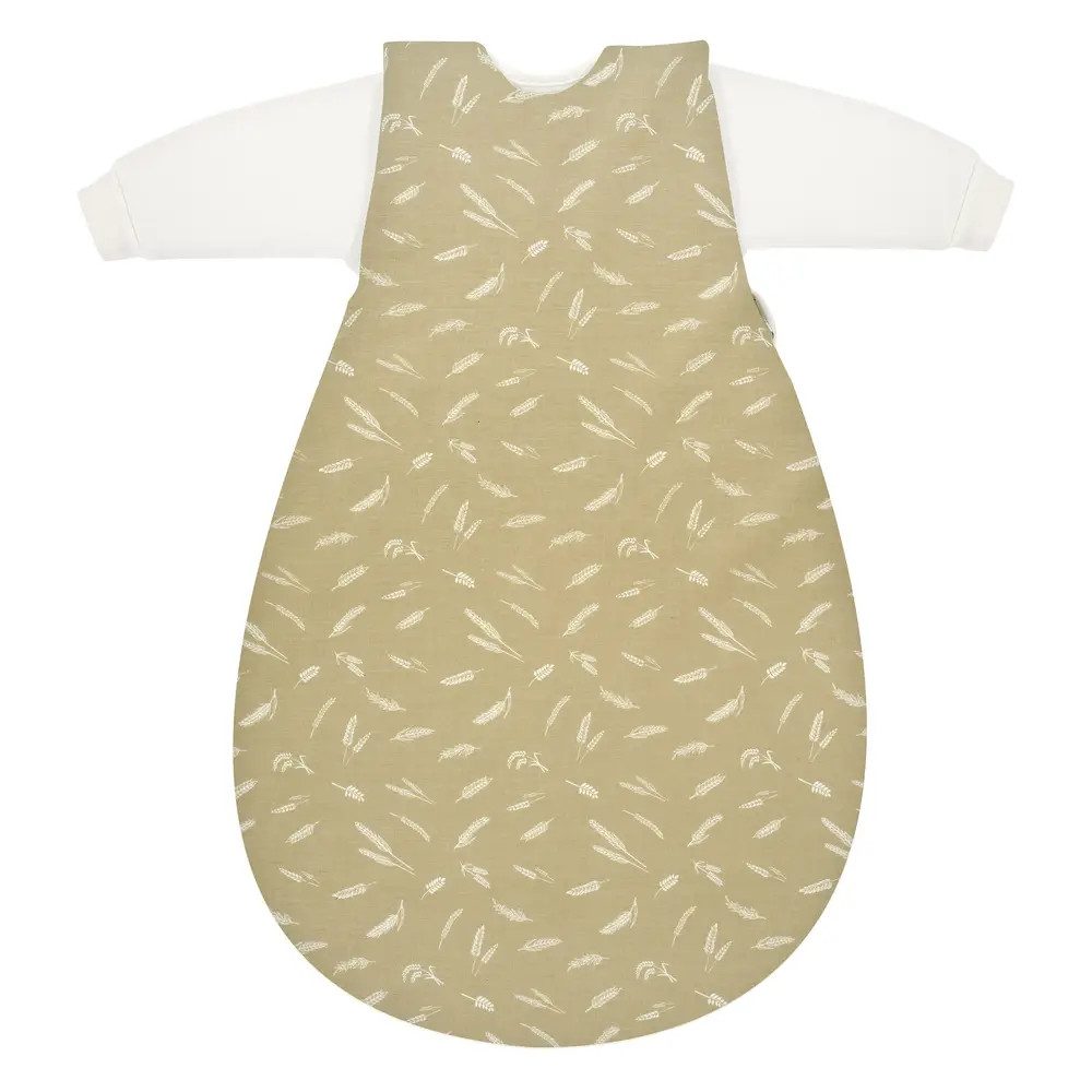 Alvi® Babyschlafsack ALVI Baby-Mäxchen 3tlg. Flachgewebe Earth nature, Gr. 68/74 – Bild 4 von 5