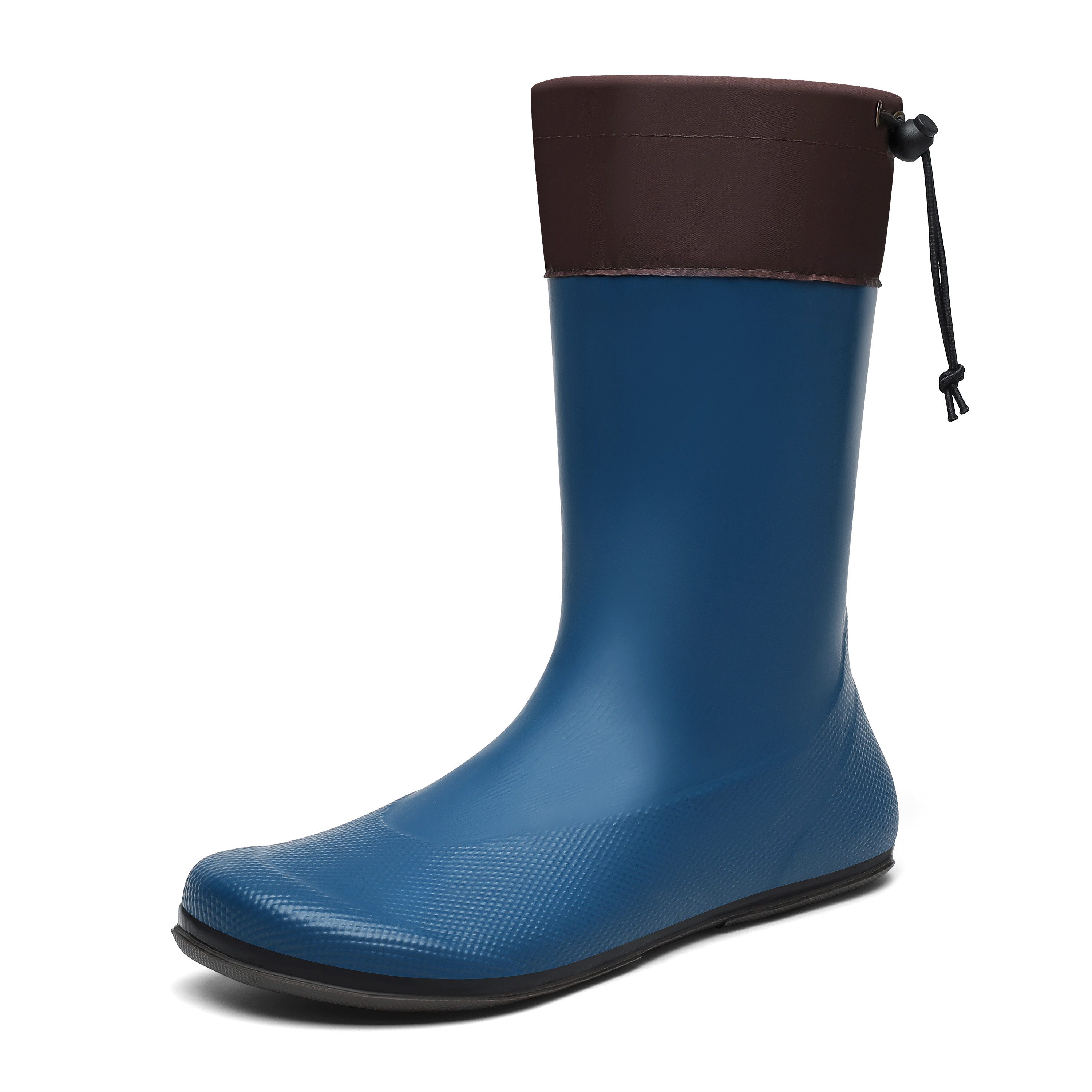 SAGUARO Barfußschuhe (Festival) Barfuß - Gummistiefel (3mm Sohlenstärke, Nullabsatz, bequem, leicht, leicht-gefüttert, rutschfest) Winter-Stiefel wasserdicht Regenschuhe Regen-Stiefel Schuhkragen vegan
