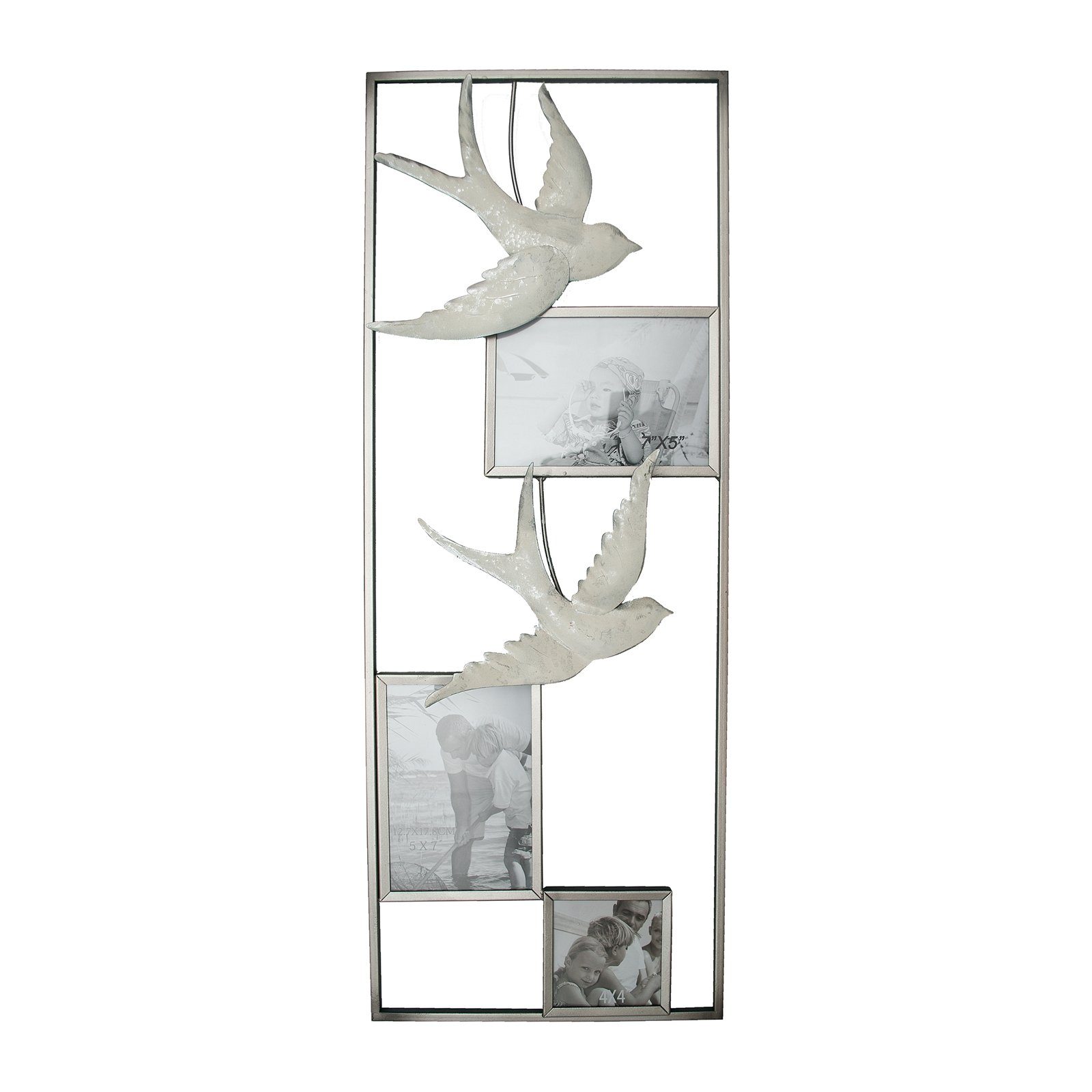 NTK-Collection Wanddekoobjekt Wanddeko Bilderrahmen mit Schwalben (Stück, 1 St)