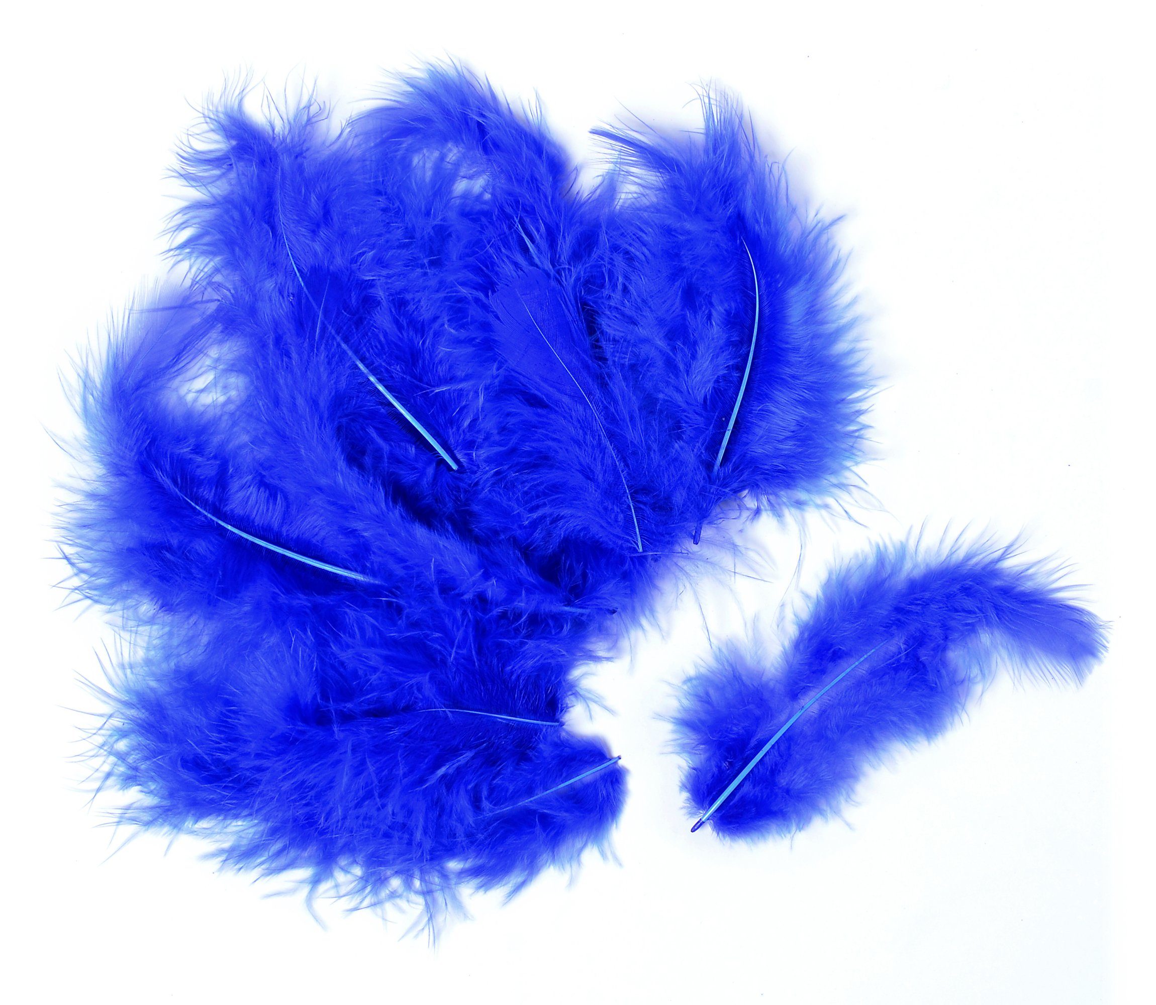 MEYCO Hobby Bastelfedern Marabufedern, 15 Stück