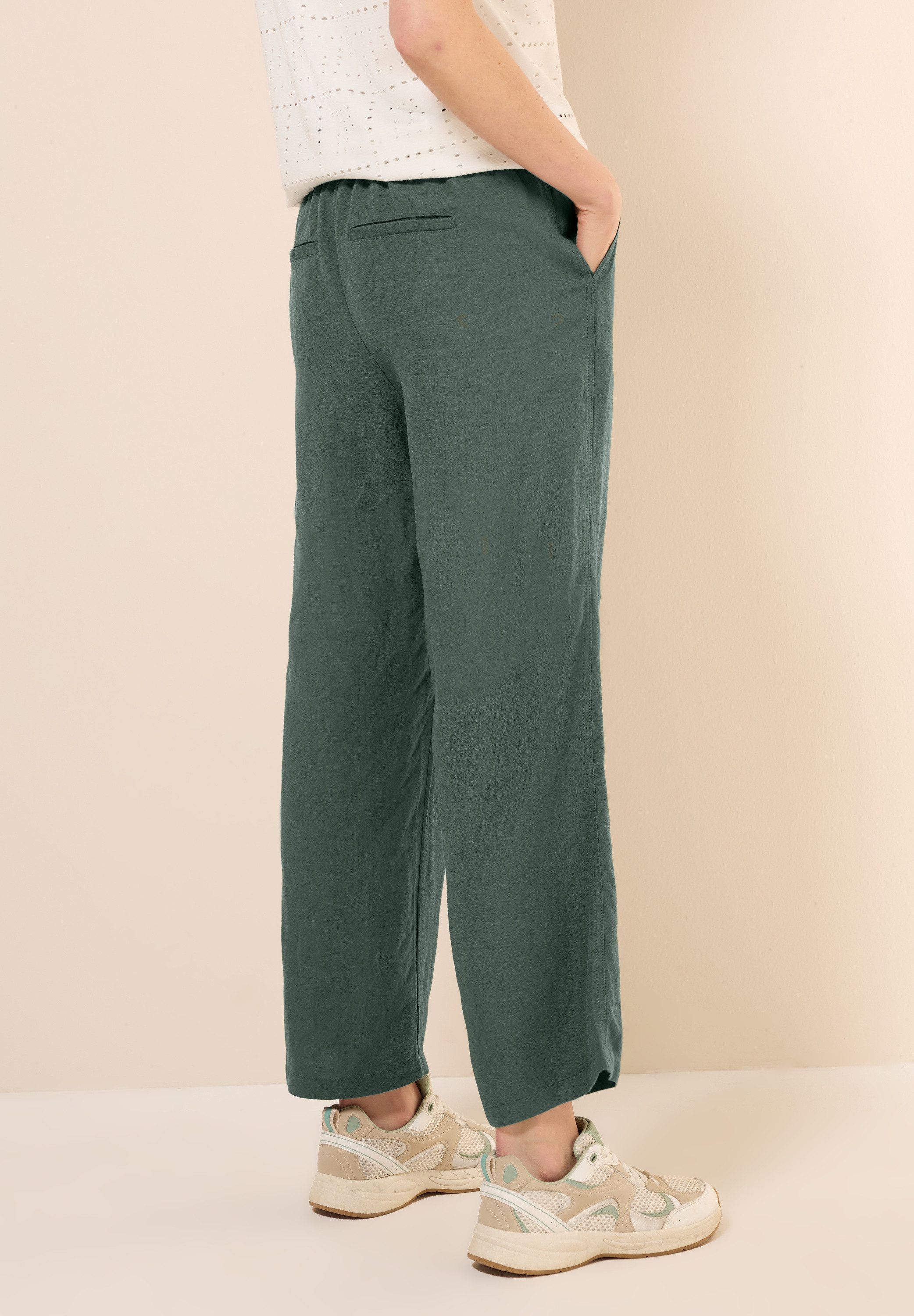 CECIL Leinenhose Style Neele mit Kordelzug und aus einem Leinenmix günstig online kaufen