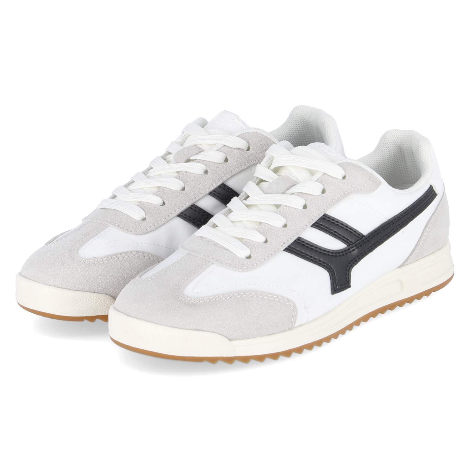 Bullboxer Bullboxer 6FF1310101 1100 Damen Synthetik, Leder & Textil weiss Sneaker