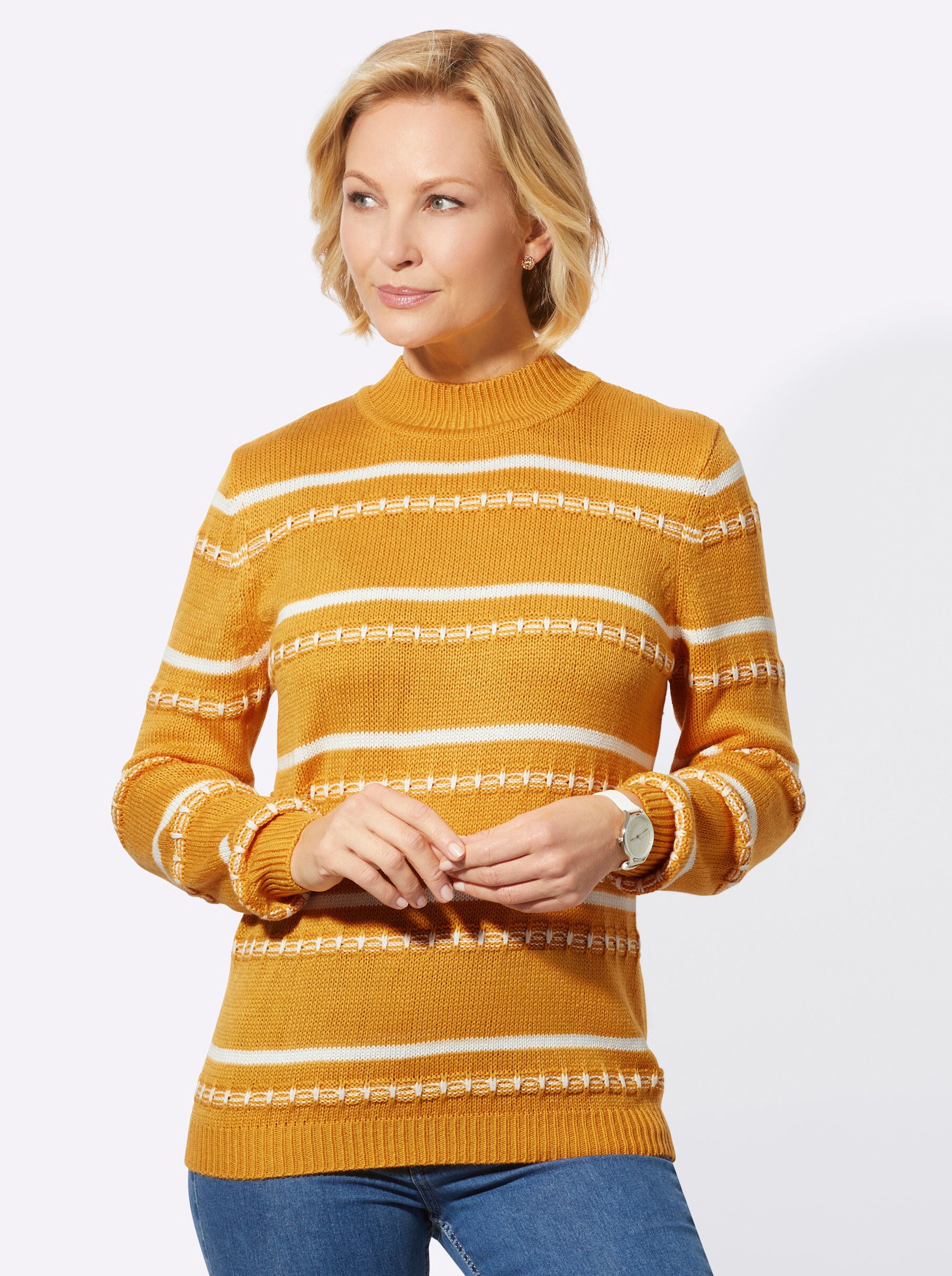 Witt Strickpullover Stehkragenpullover . günstig online kaufen