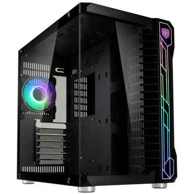 Kolink PC-Gehäuse Unity Code X ARGB Midi-Tower, Seitenteile aus Temperglas, ARGB-Beleuchtung