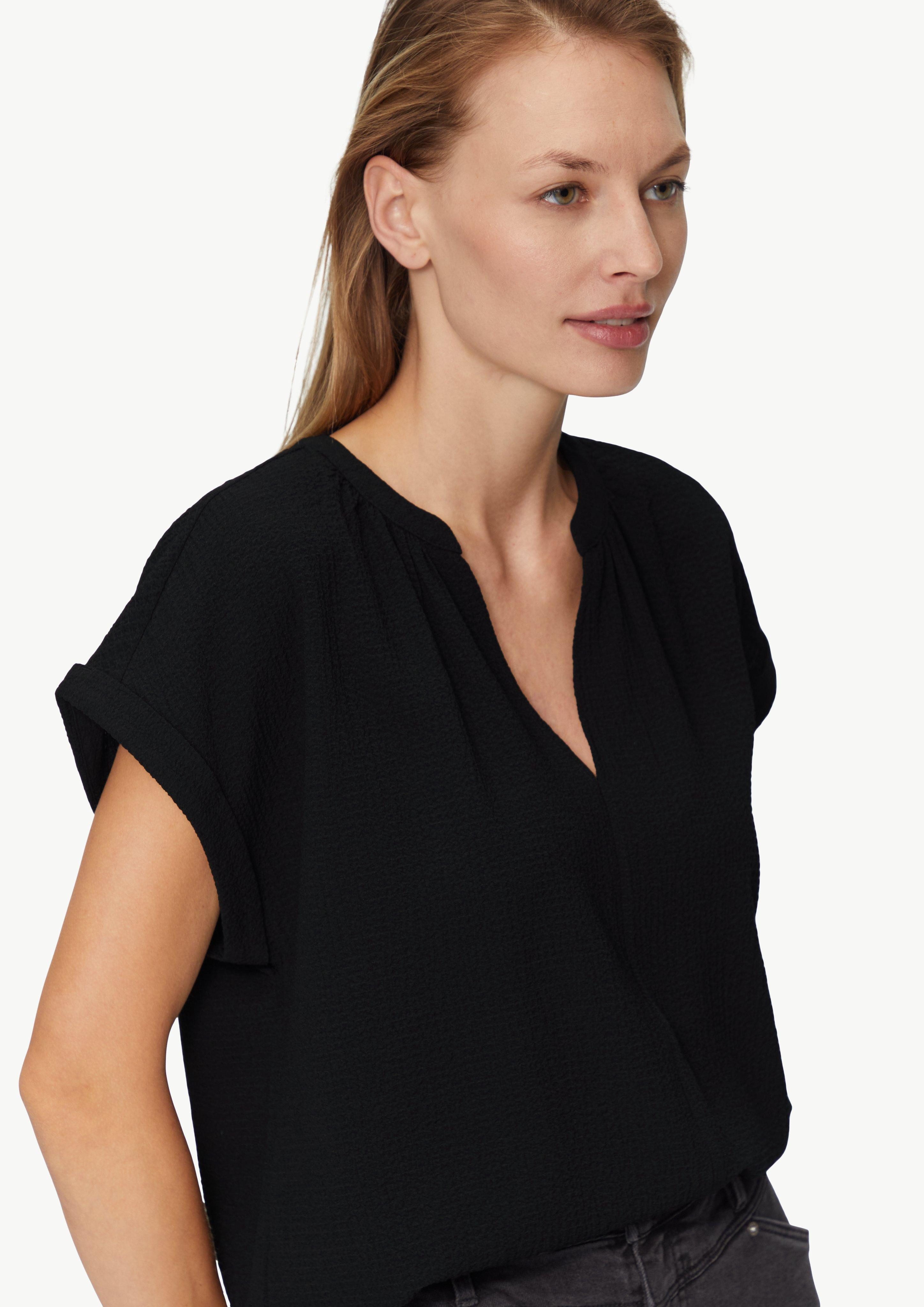 s.Oliver Blusentop Locker geschnittene Bluse mit günstig online kaufen
