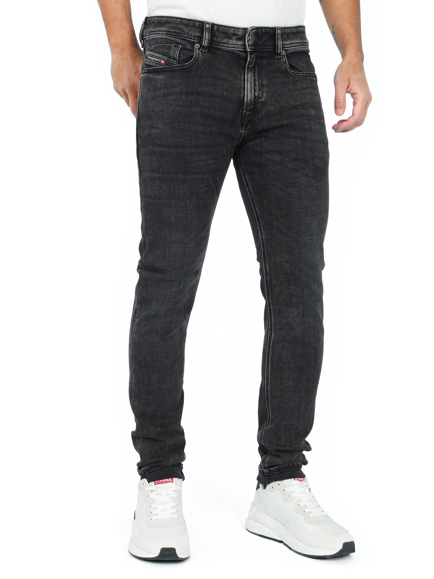 Diesel Skinny-fit-Jeans Superstretch Vintage Schwarz - günstig online kaufen