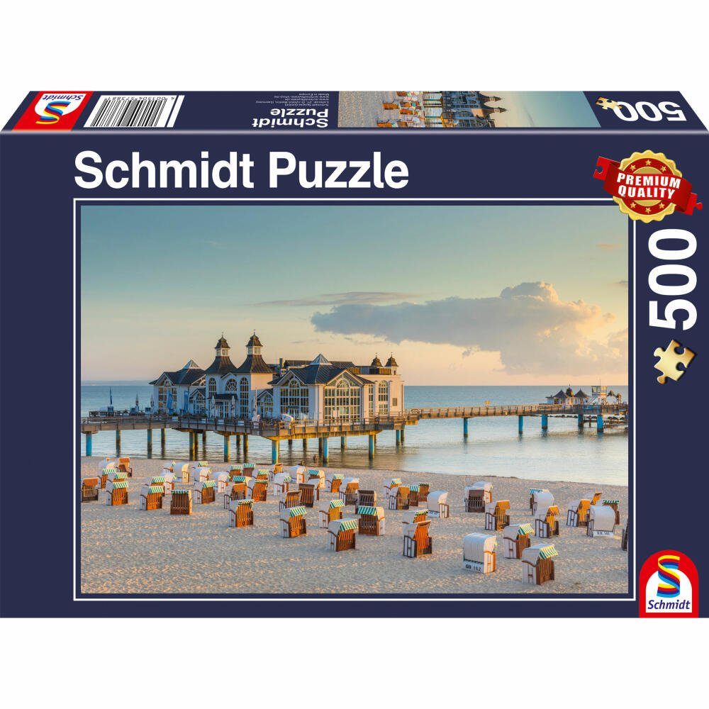 Schmidt Spiele Puzzle Ostseebad Sellin 500 Teile, 500 Puzzleteile