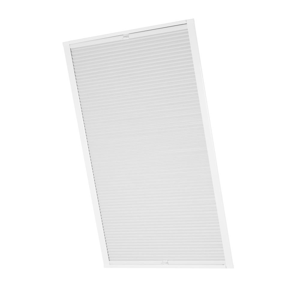 Dachfensterplissee Dachfenster passend für Velux Verdunkelung Weiß Fenster CK02, ventanara
