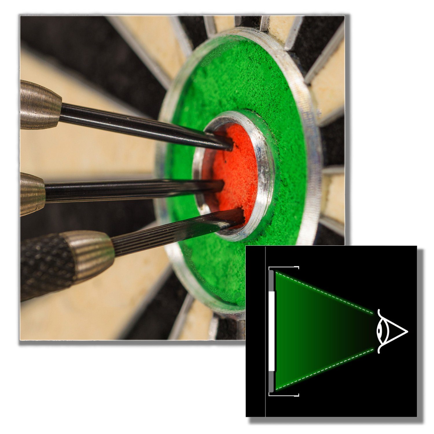Winmau Dartscheiben-Beleuchtung Dartboard-Beleuchtung PLASMA Dartboard light 4300 – Bild 4 von 5