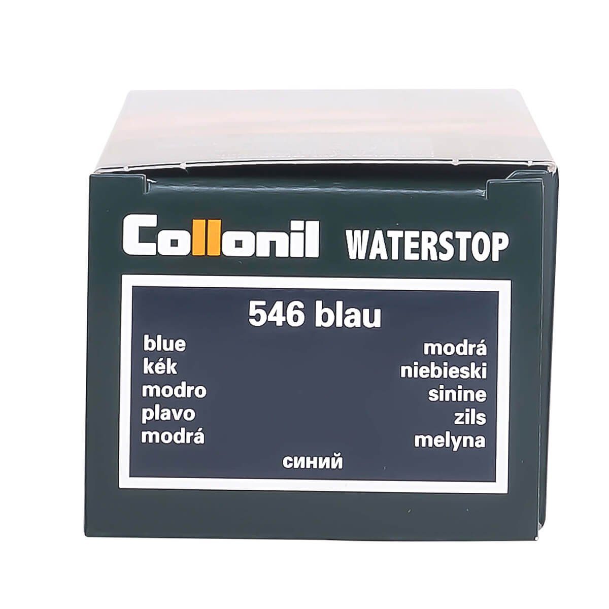 Collonil Waterstop Colours - Farbige Glattleder für Schuhcreme und Pflege- Imprägniercreme Blau