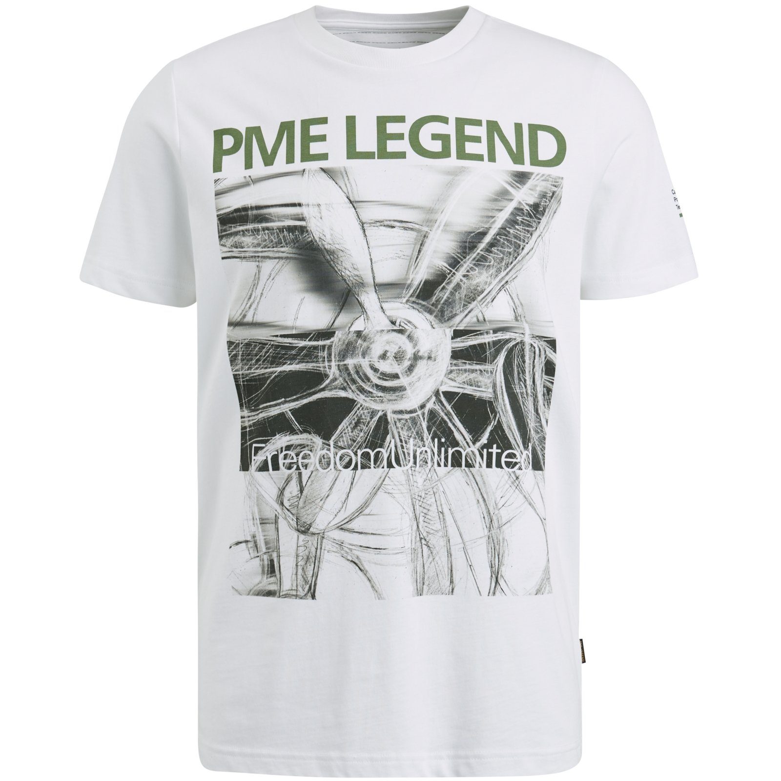 PME LEGEND Kurzarmshirt Short sleeve r-neck single jersey