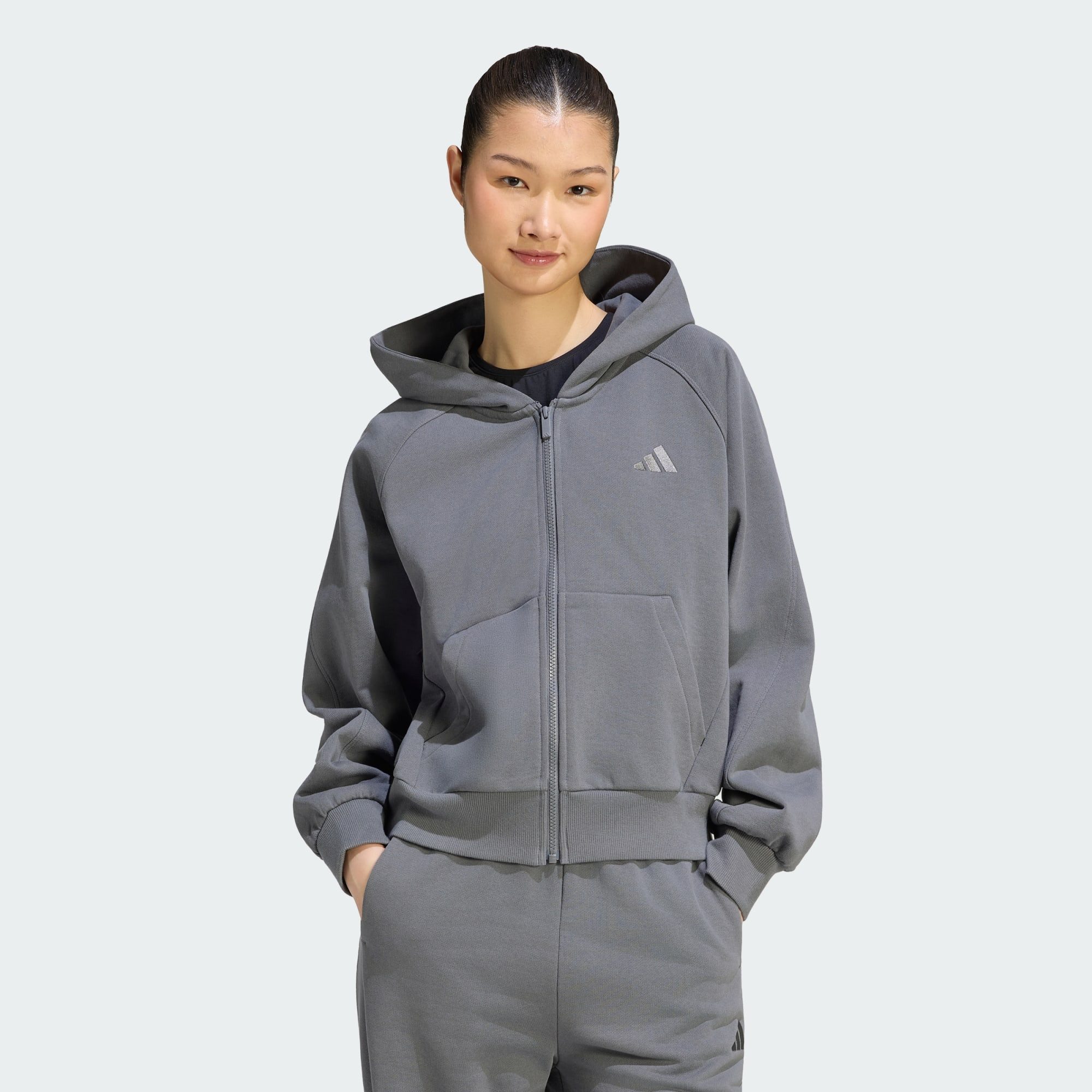 adidas Sportswear Funktionsjacke ADIDAS KIT KAPUZENJACKE, KLEINES LOGO (1-St)