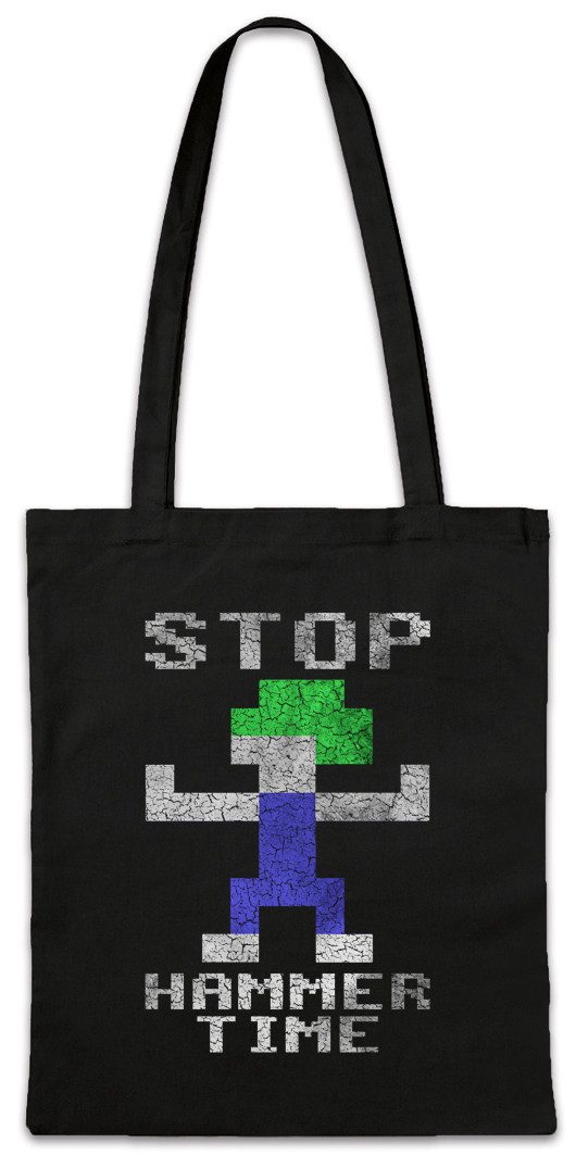 Beuteltasche Lemmings Hammer Time Stofftasche Lemminge Video Kult Computer Game
