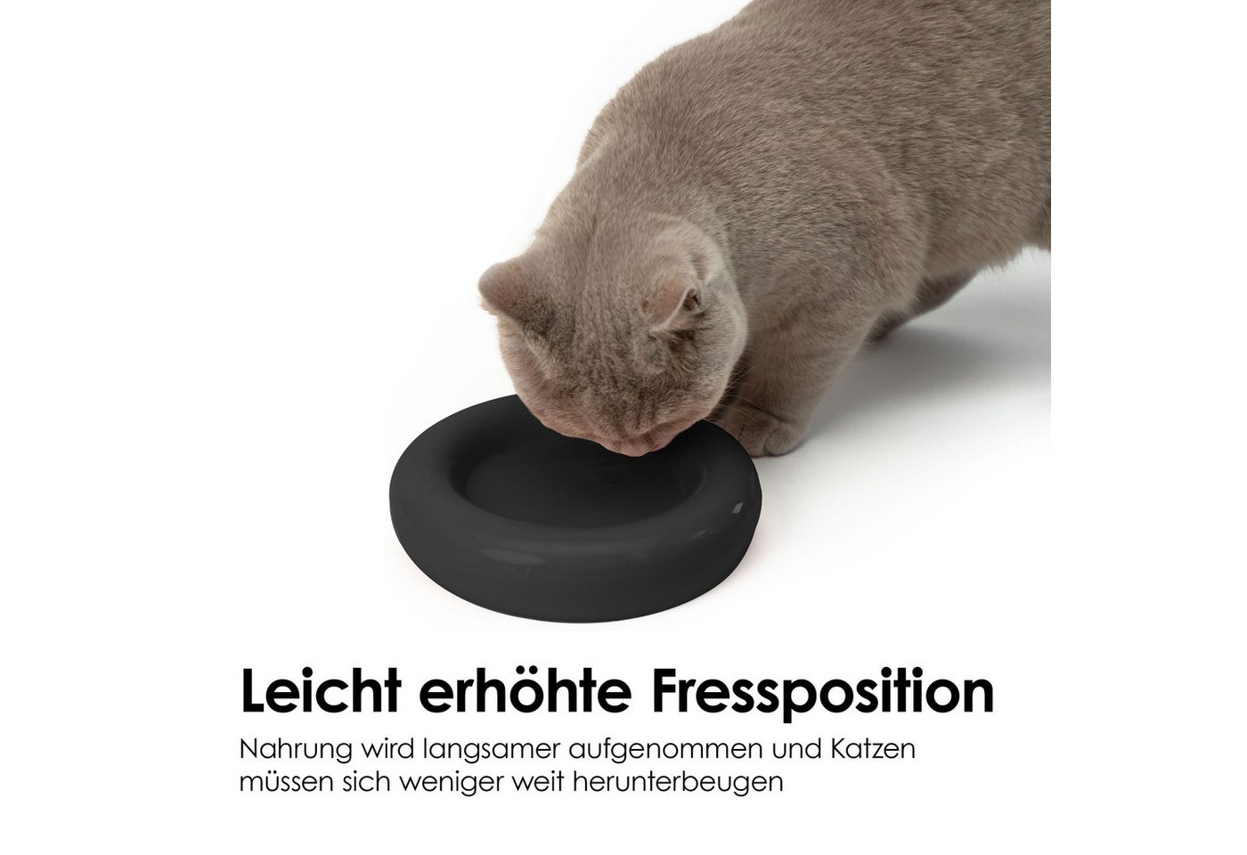 Thumbnail - LucyBalu Katzen-Futterspender DROP Katzennapf aus Porzellan