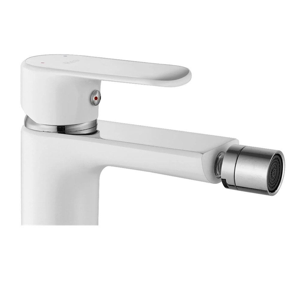 Thumbnail - wohnwerk.idee Bidetarmatur Bidet-Wasserhahn Intimdusche Bloom Weiß Gold Schwarz Chrom