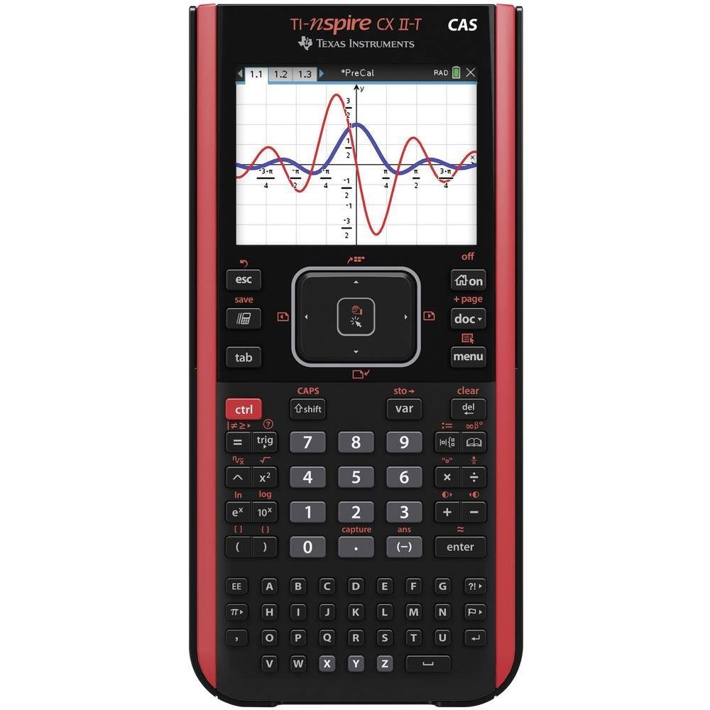 Texas Instruments Taschenrechner TI-Nspire CX CASII-T Grafikrechner + TI-Nspire CX CAS, Farbdisplay
