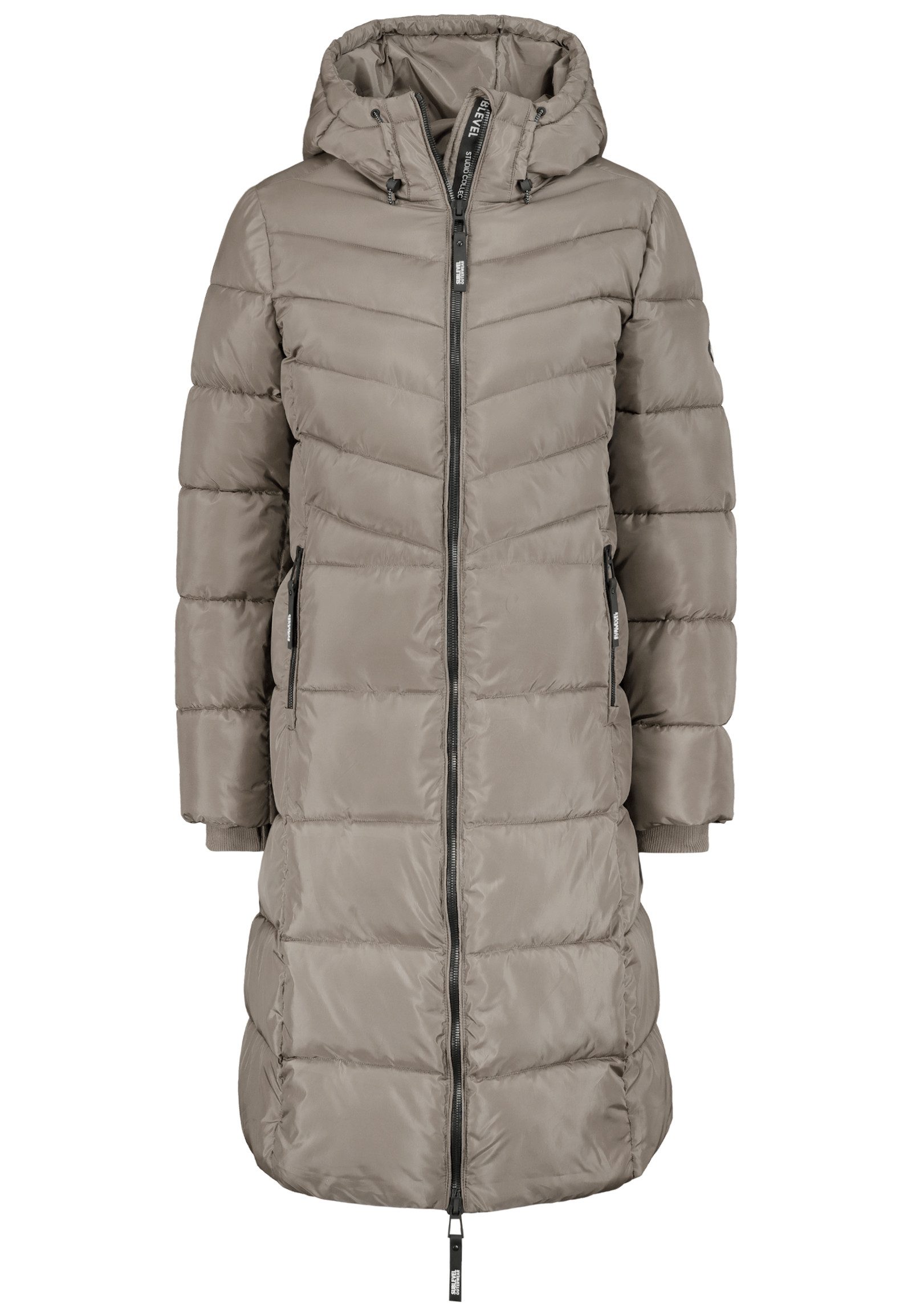 SUBLEVEL Wintermantel Damen Steppmantel mit 2-Wege-Reißverschluss und Ka St günstig online kaufen