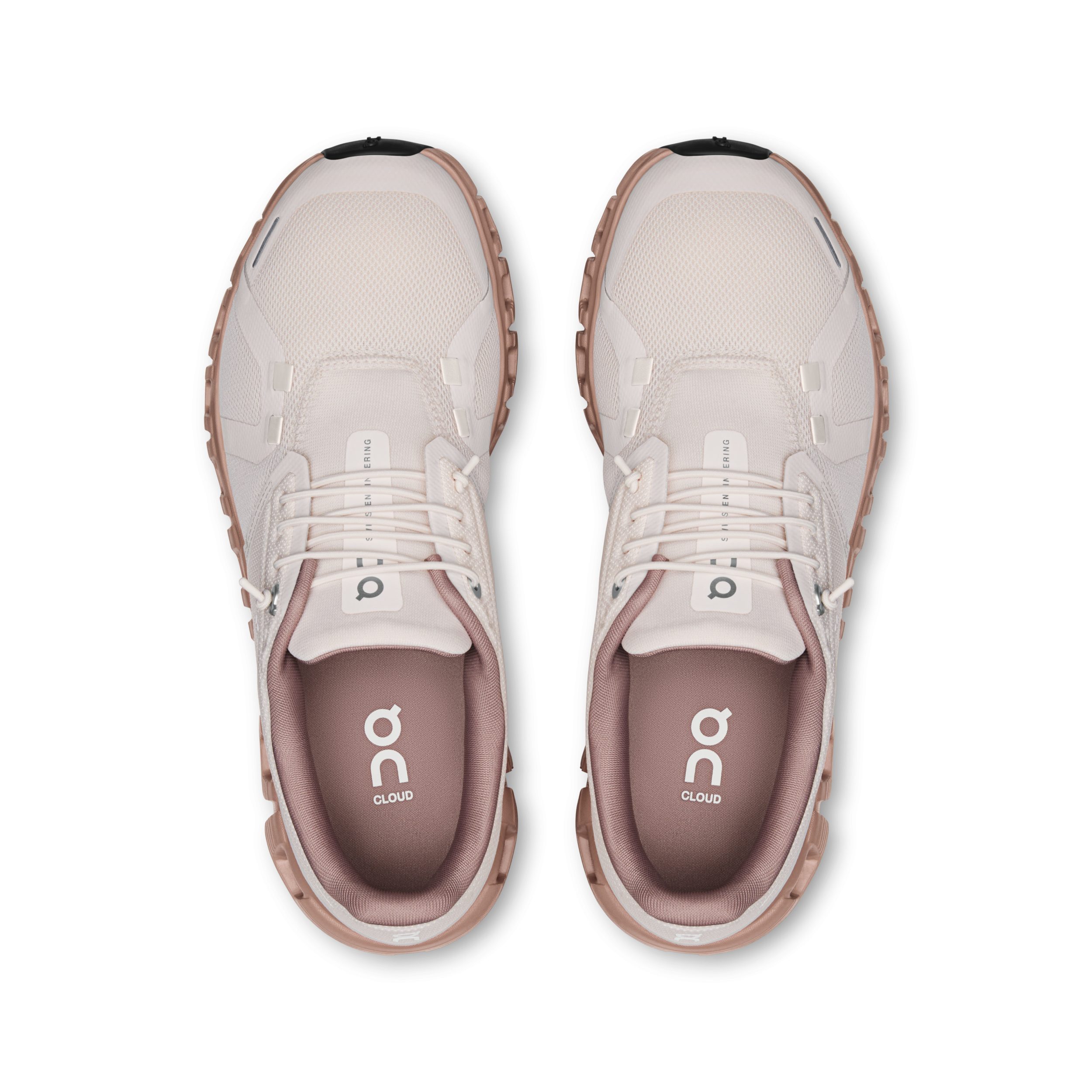 ON RUNNING Cloud 6 Oyster / Biscuit Sneaker