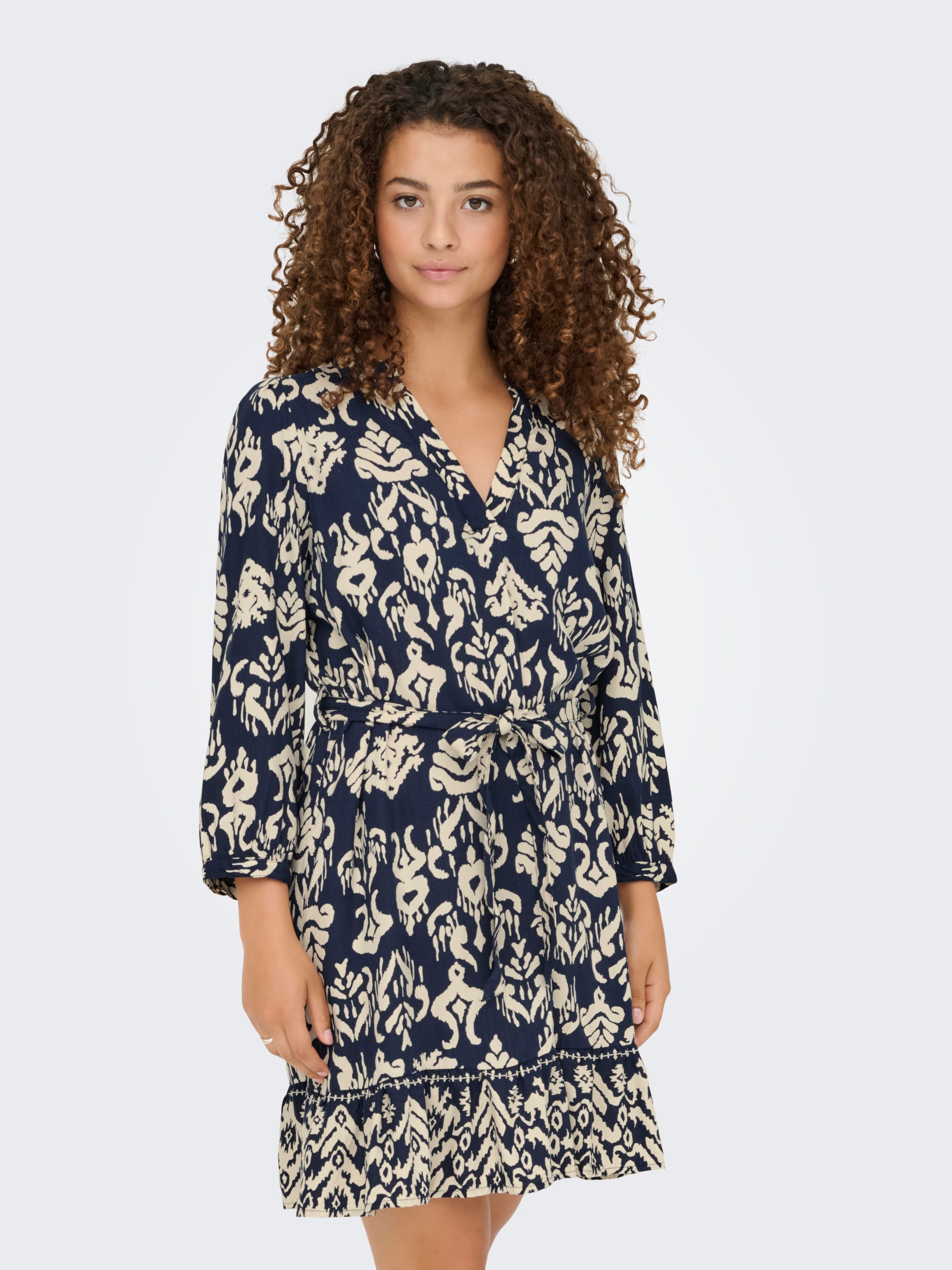 ONLY Tunikakleid ONLANTONIA LIFE 3/4 SHORT DRESS WVN Sommerkleid günstig online kaufen