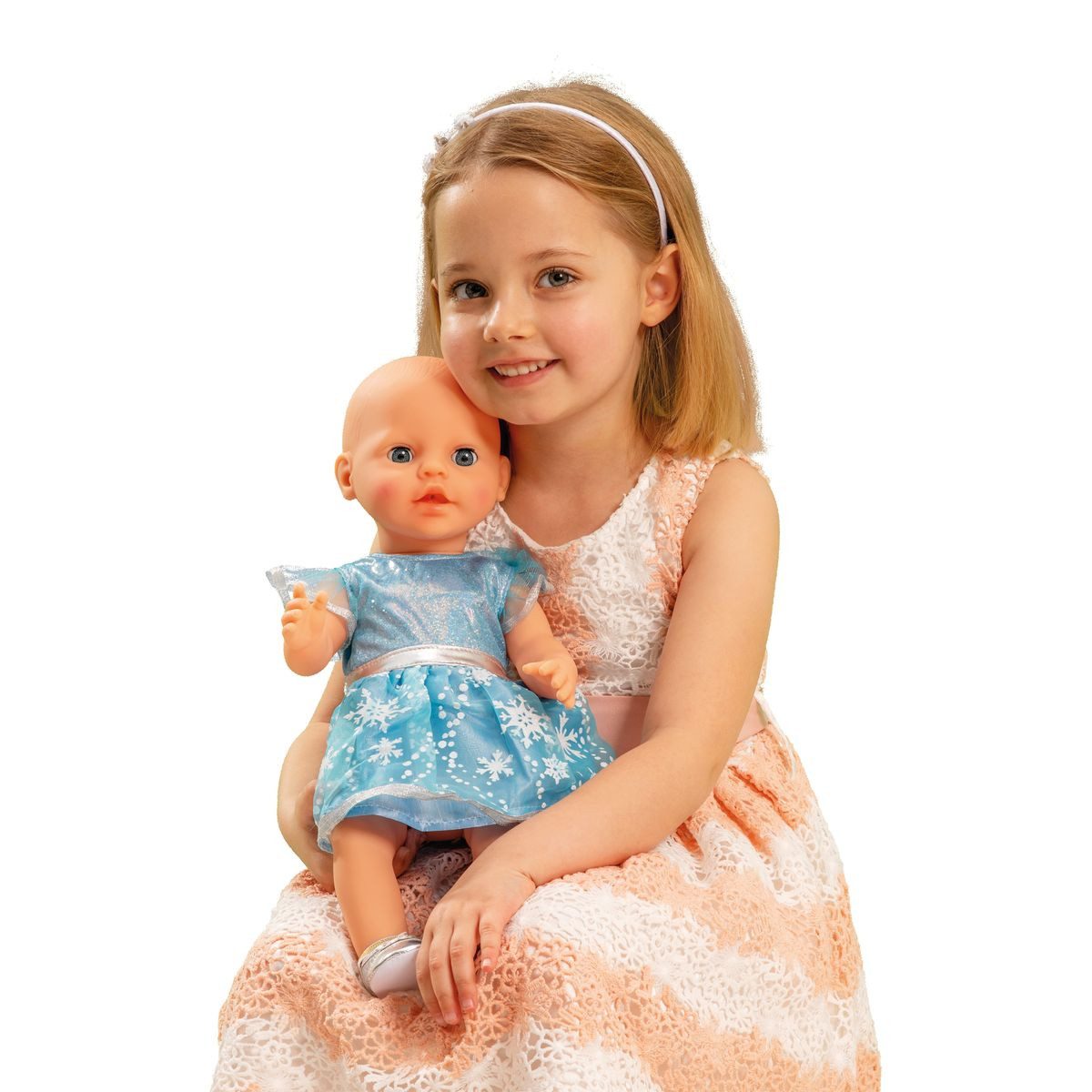 Heless Puppenkleidung Puppenkleid Eisprinzessin Größe 35-45cm
