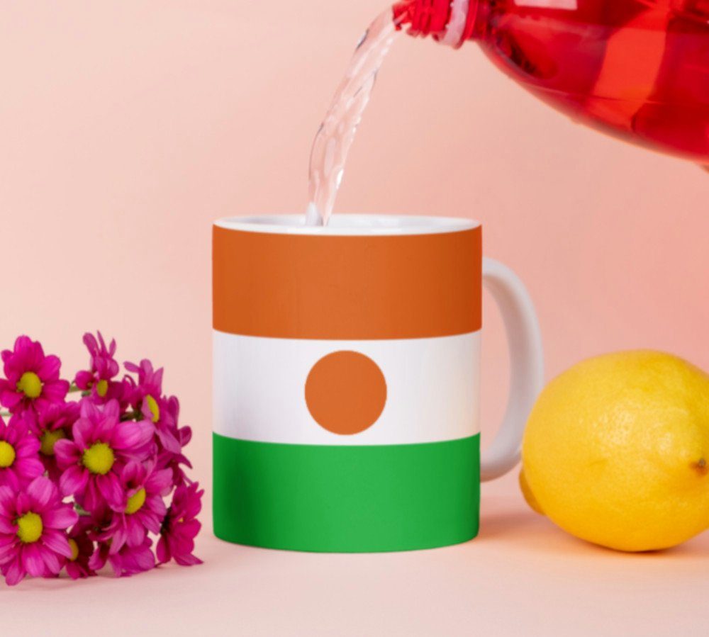 Pot National Afrika Flagge Niger Tinisu Tasse Kaffeetasse Cup Kaffee Becher Tasse