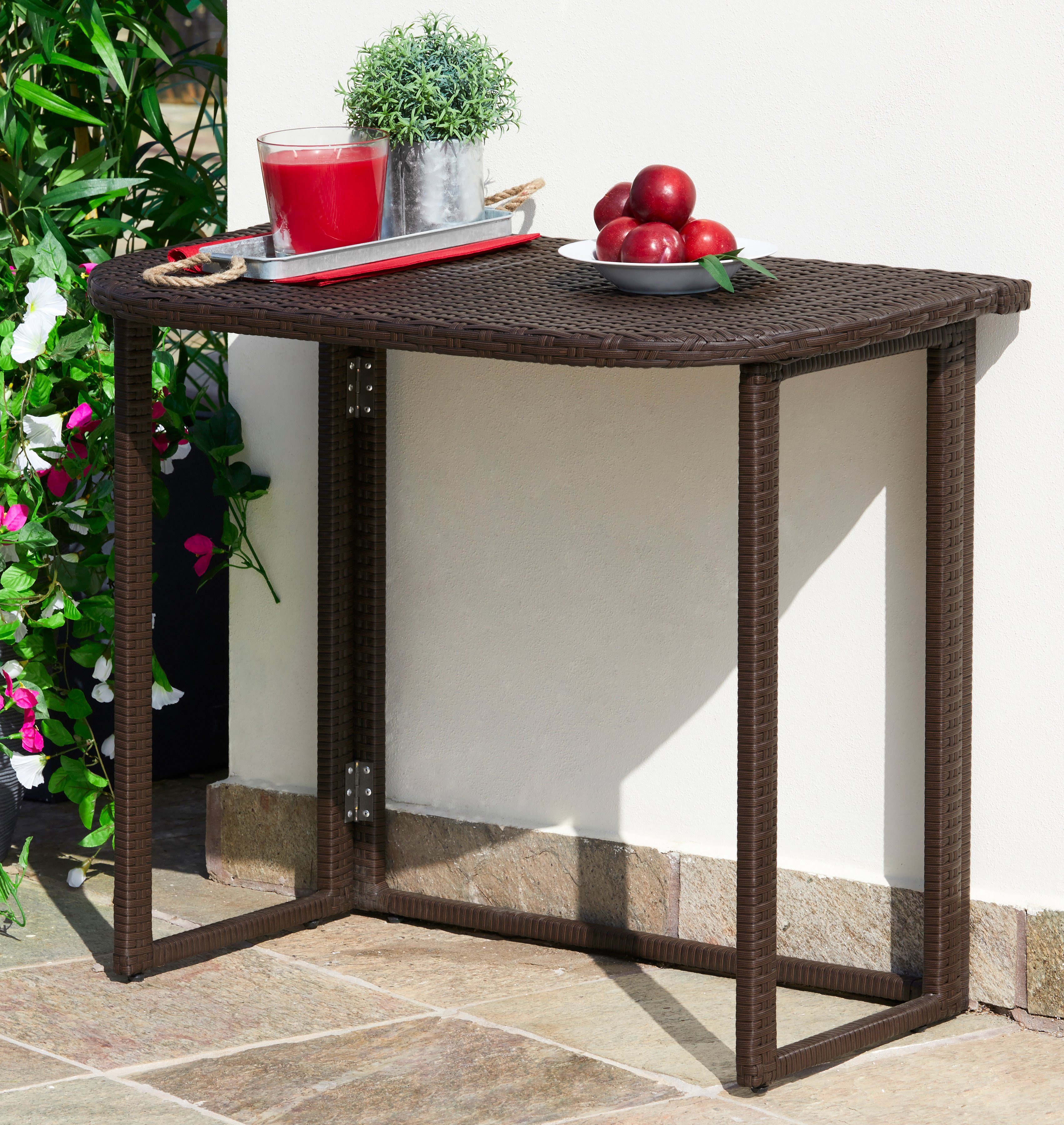 Gartentisch Rattan