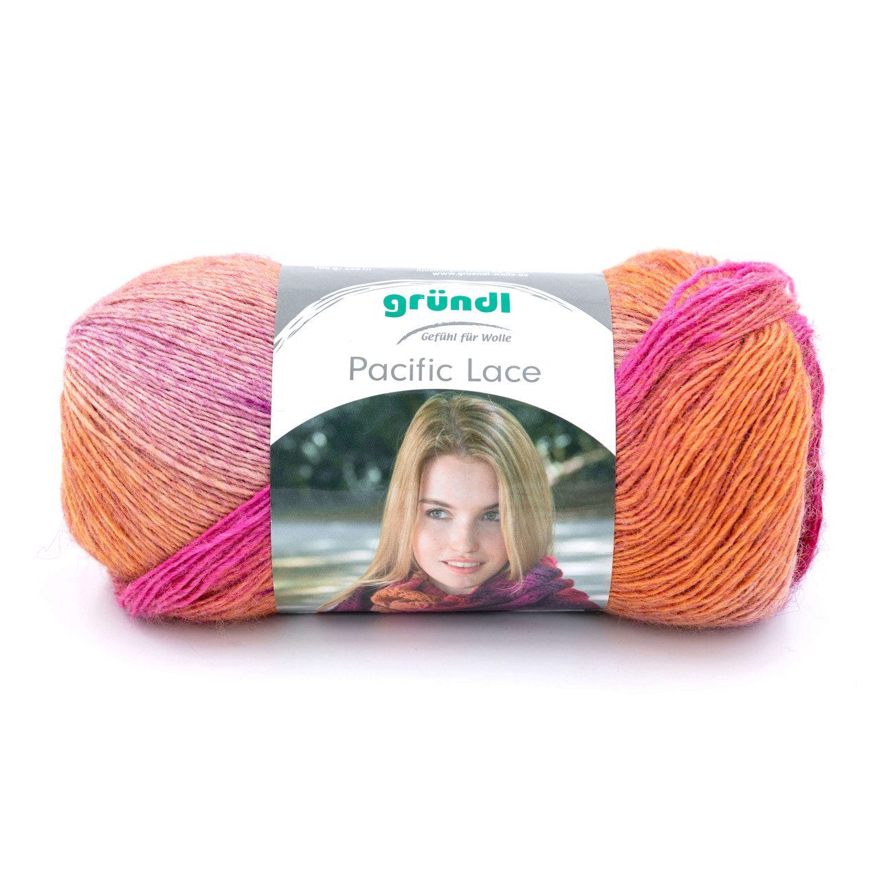 Gründl Gründl Wolle Pacific Lace 100 g hibiscus Häkelwolle