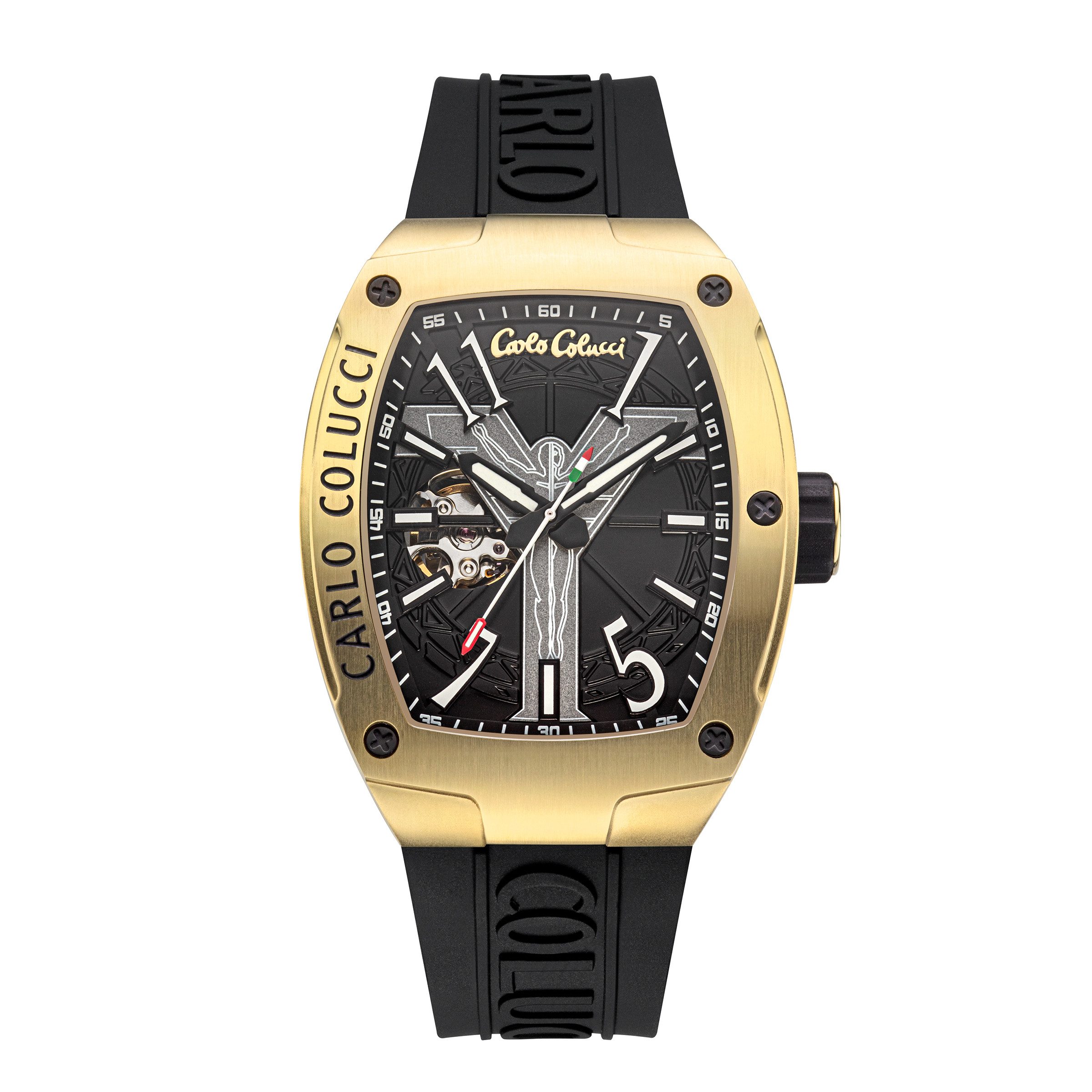 CARLO COLUCCI Automatikuhr Automatikuhr Automatikuhr 100% Edelstahl 41 x 53 günstig online kaufen