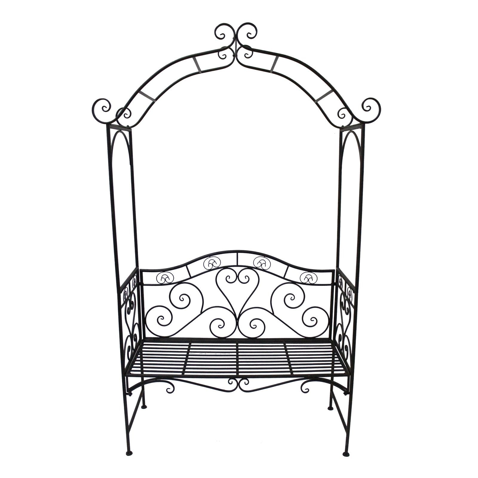 HTILiving Rosenbogen Rosenbogen mit Bank Metall CeliaStück, 1 St., 1