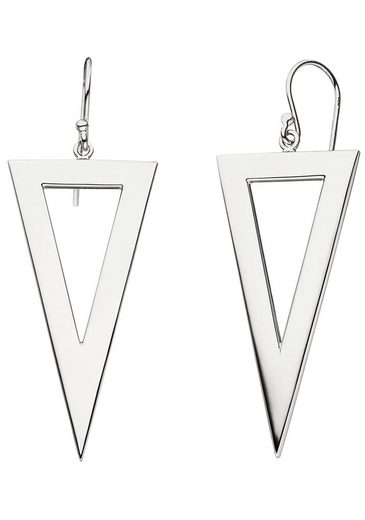 JOBO Paar Ohrhänger »Dreieck«, 925 Silber