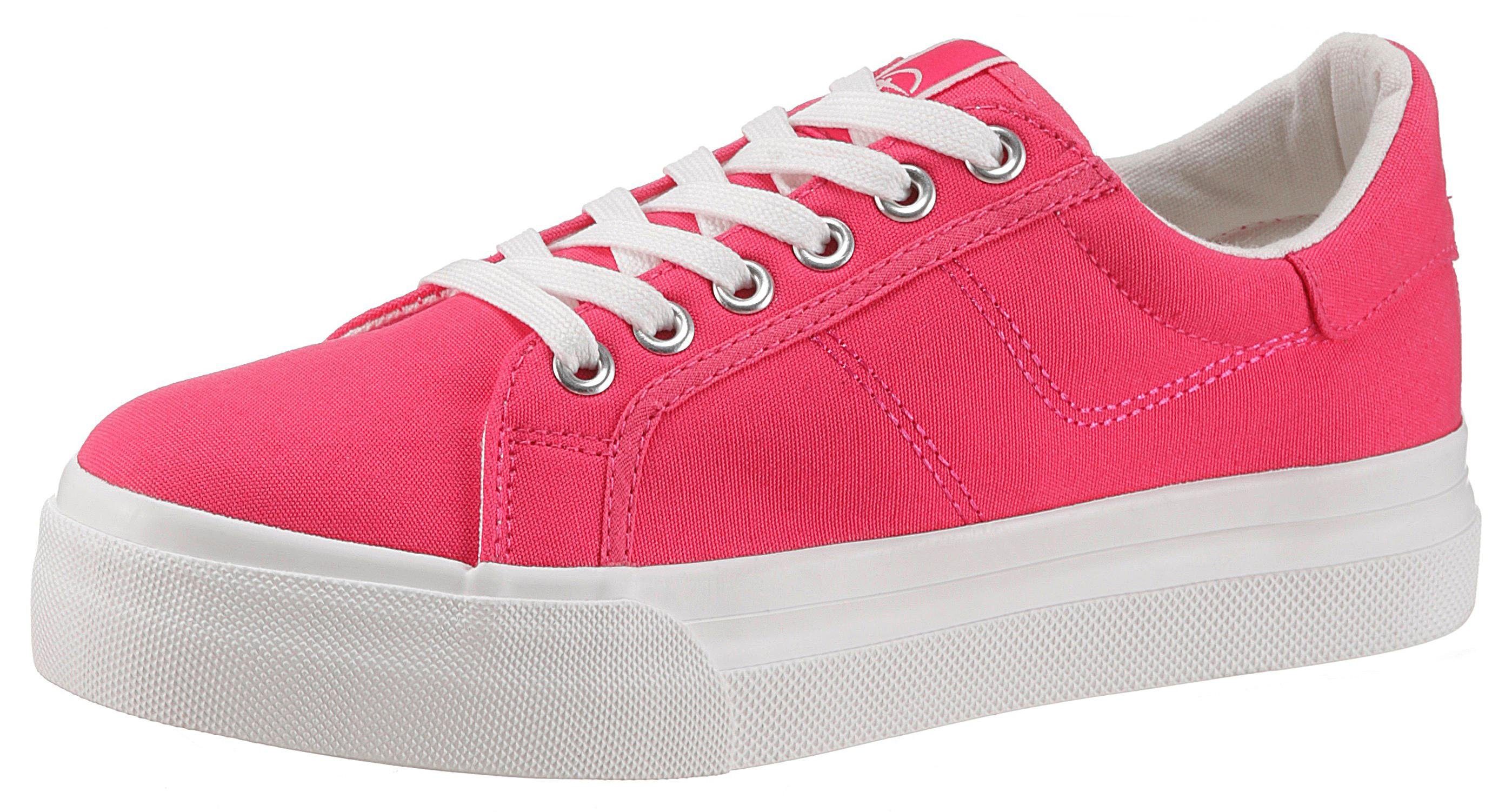 canvas plateau sneaker