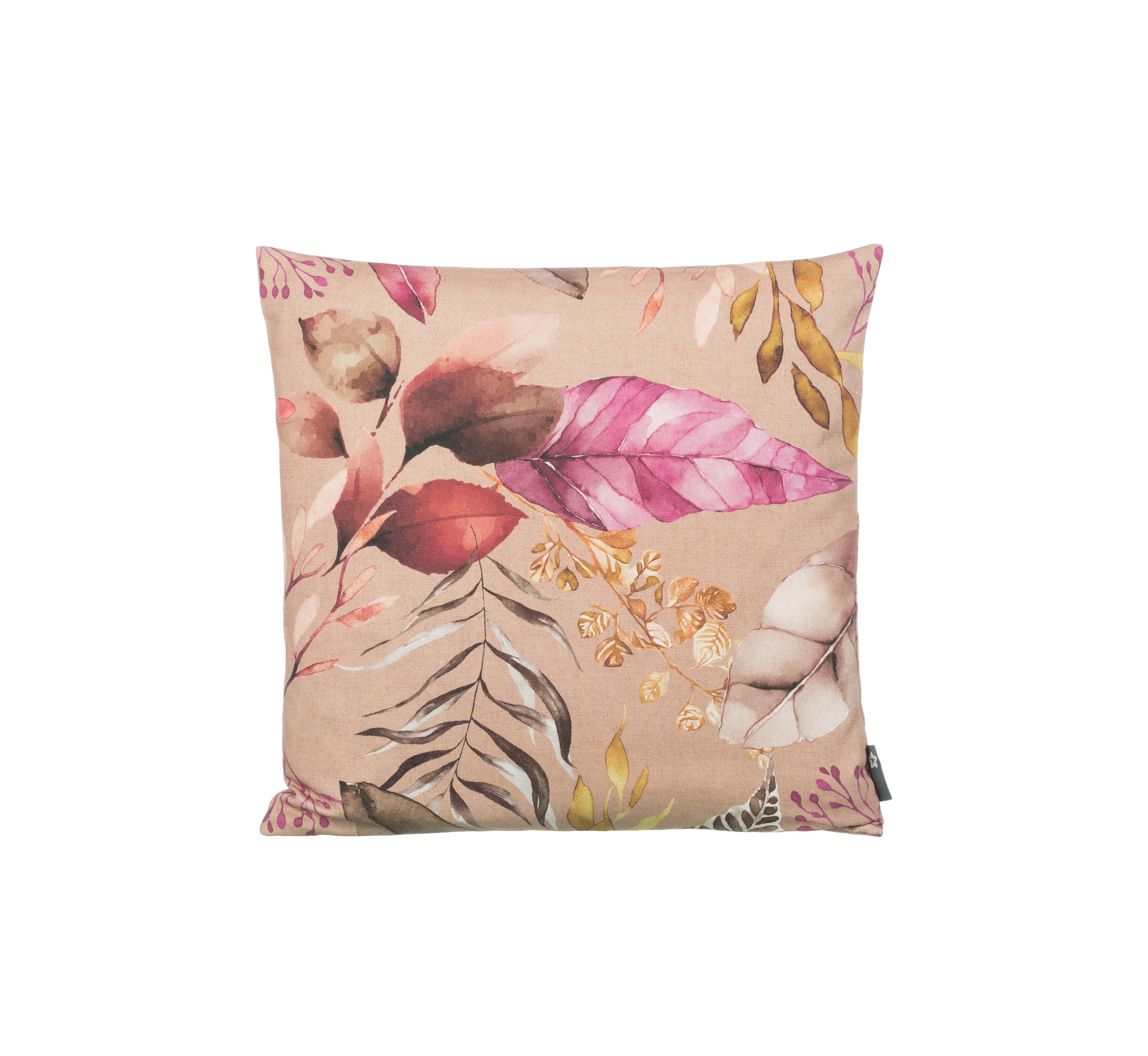 PICHLER Kissenhülle Druckdessin herbstlich Kissenhülle 2er Set 40 x 40 cm BOSCO Rechteck, (2 Stück), Kissenbezug für Dekokissen Zierkissen Kissenhülle