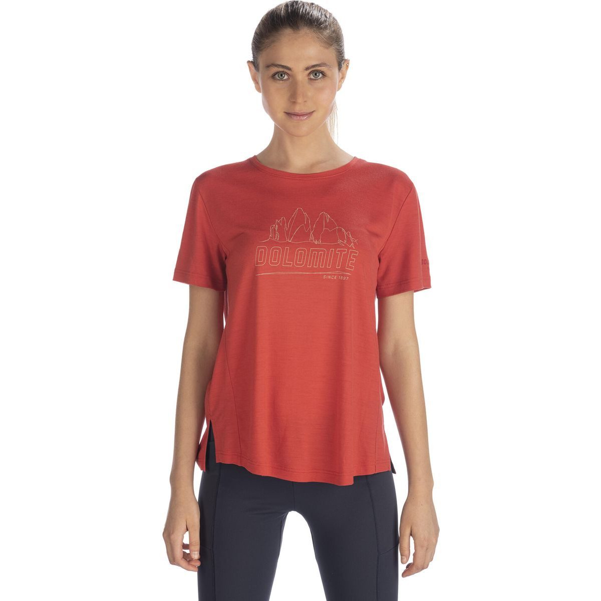 Dolomite Kurzarmshirt Tee W's Cristallo Merino SS – Bild 4 von 4