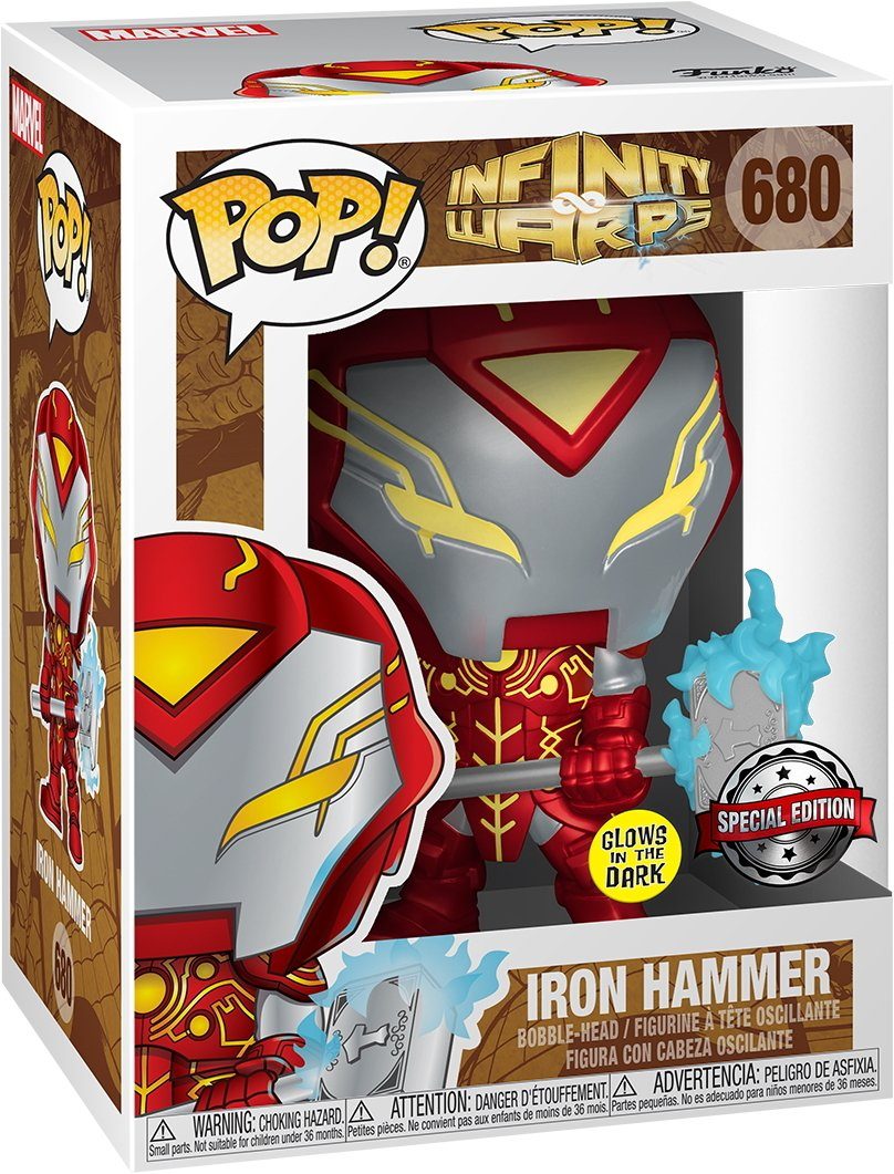 Funko Spielfigur Infinity Warps - Iron Hammer 680 Glows SP Pop!